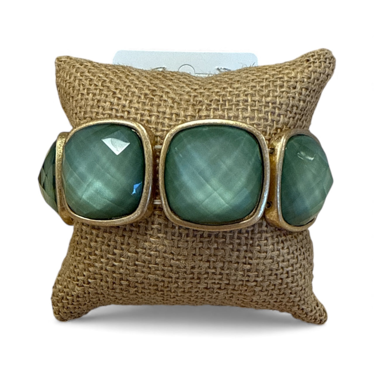 Square Stone Statement Bracelet-410 Jewelry-Simply Stylish Boutique-Simply Stylish Boutique | Women’s & Kid’s Fashion | Paducah, KY