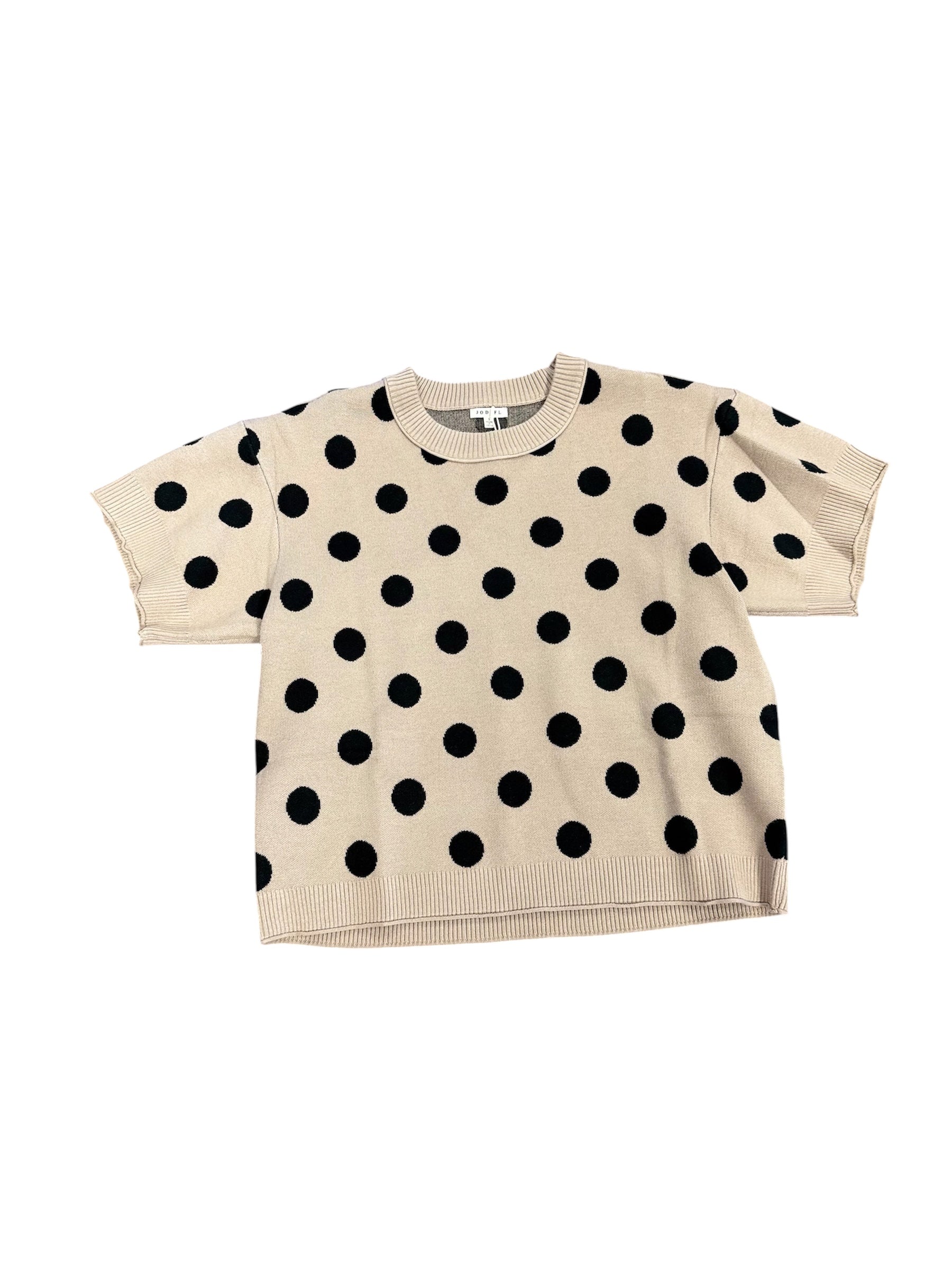 Playful Polka Dot Sweater