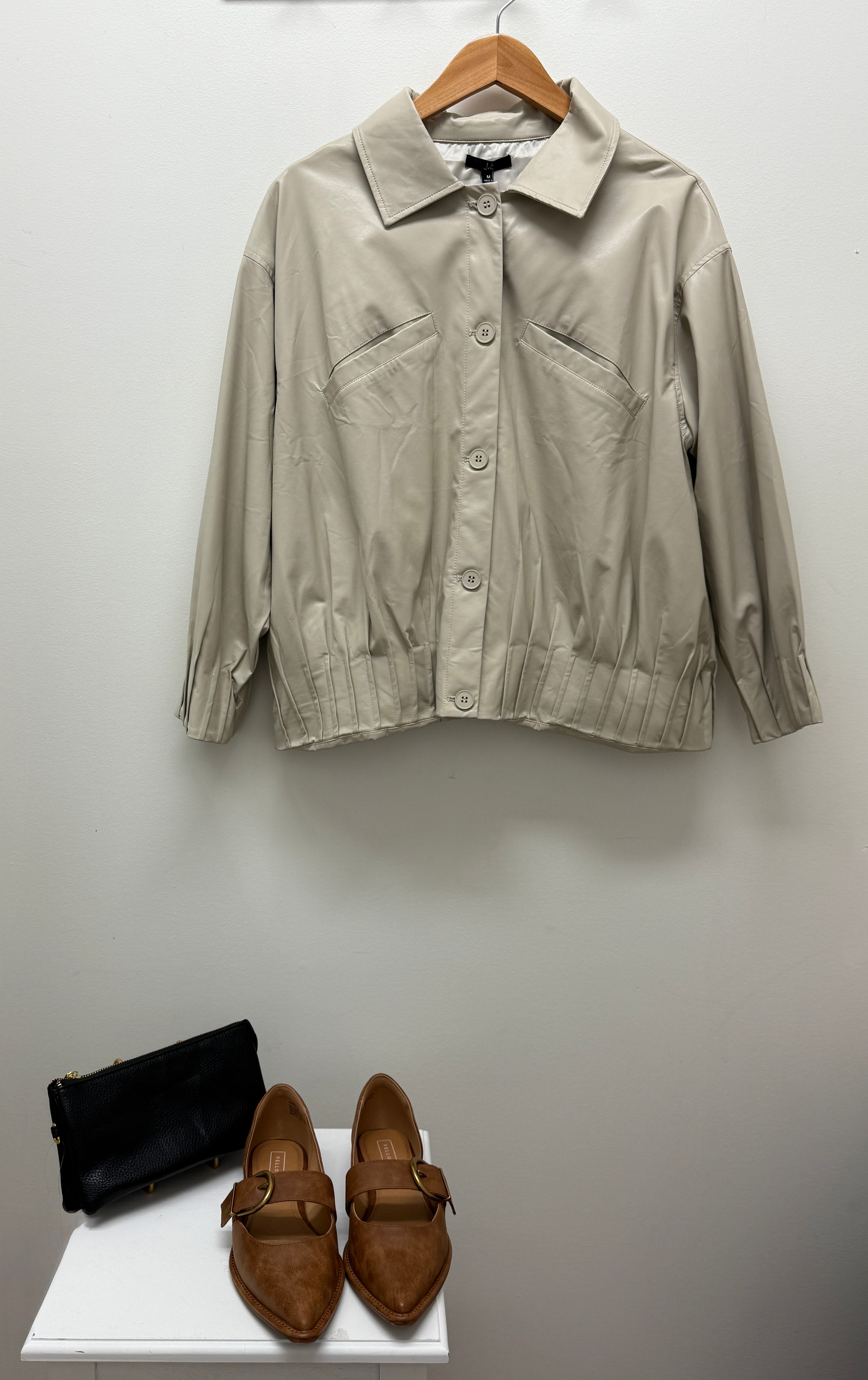 Josephine Leather Jacket-150 Jackets, Blazers, & Outerwear-Simply Stylish Boutique-Simply Stylish Boutique | Women’s & Kid’s Fashion | Paducah, KY