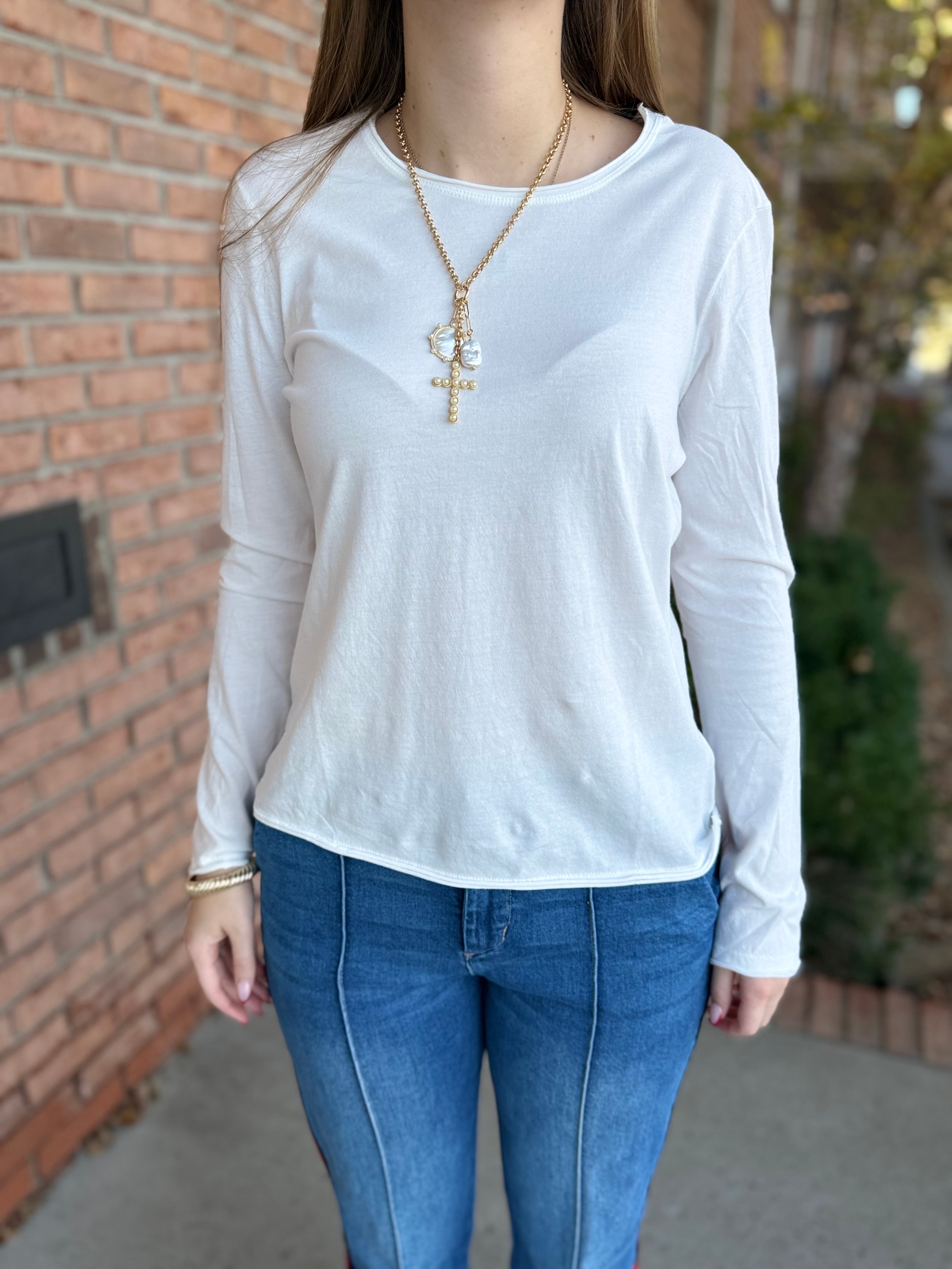 Lark Tee-120 Casual Tops & Tees-Simply Stylish boutique-Simply Stylish Boutique | Women’s & Kid’s Fashion | Paducah, KY