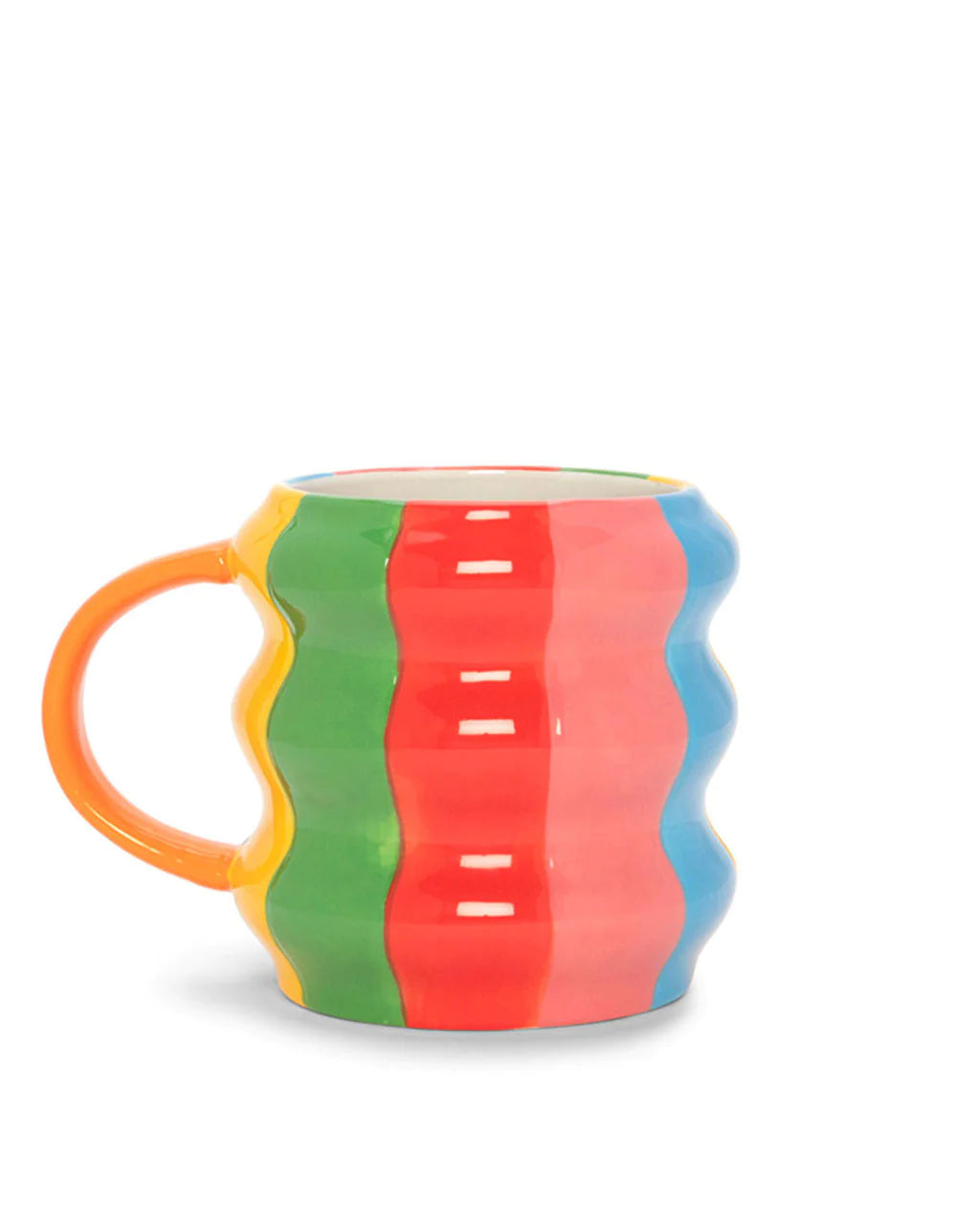 Rainbow Wave Ceramic Mug-510 General Gifts-Simply Stylish Boutique-Simply Stylish Boutique | Women’s & Kid’s Fashion | Paducah, KY