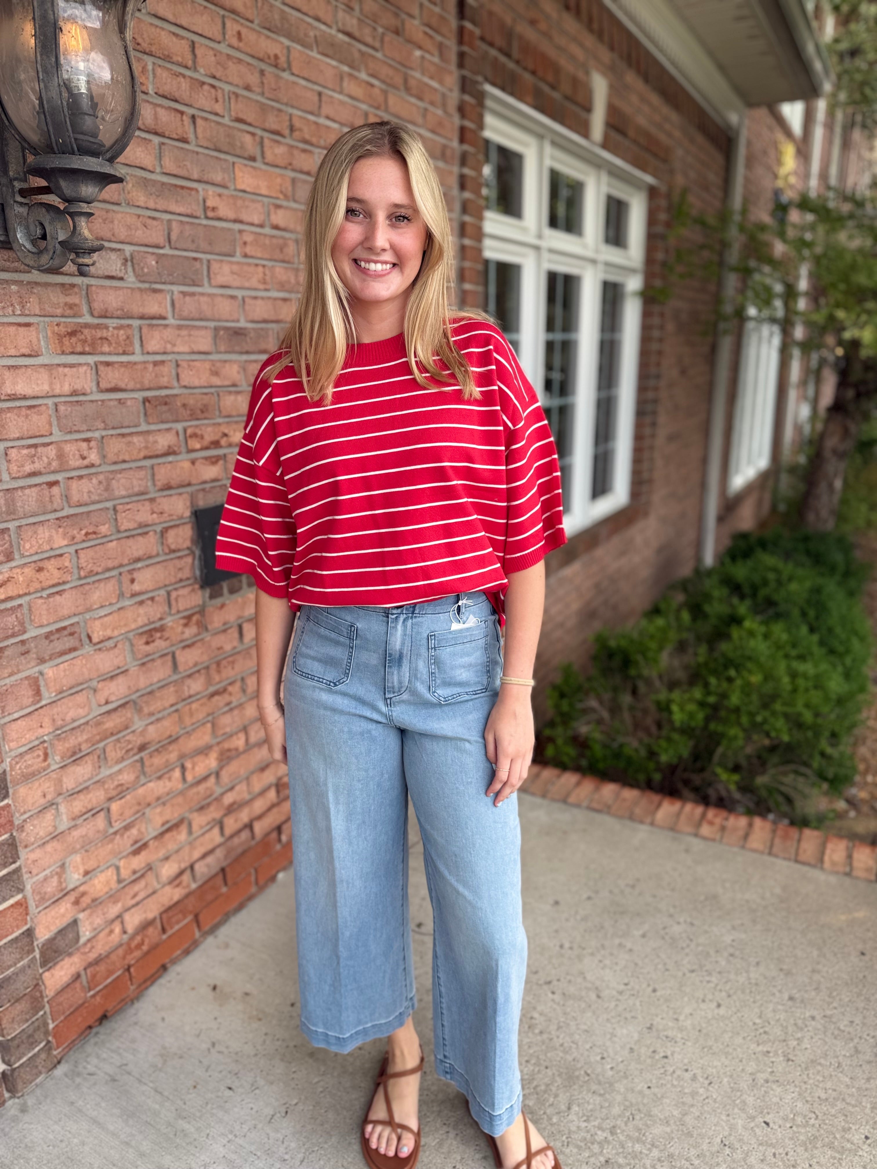 Easy Days Striped Top