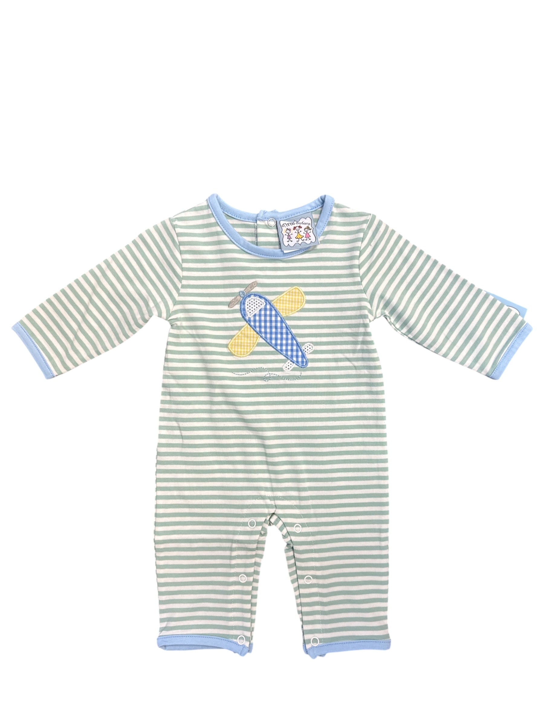 Airplane Romper-520 Baby & Kids Gifts-Simply Stylish Boutique-Simply Stylish Boutique | Women’s & Kid’s Fashion | Paducah, KY