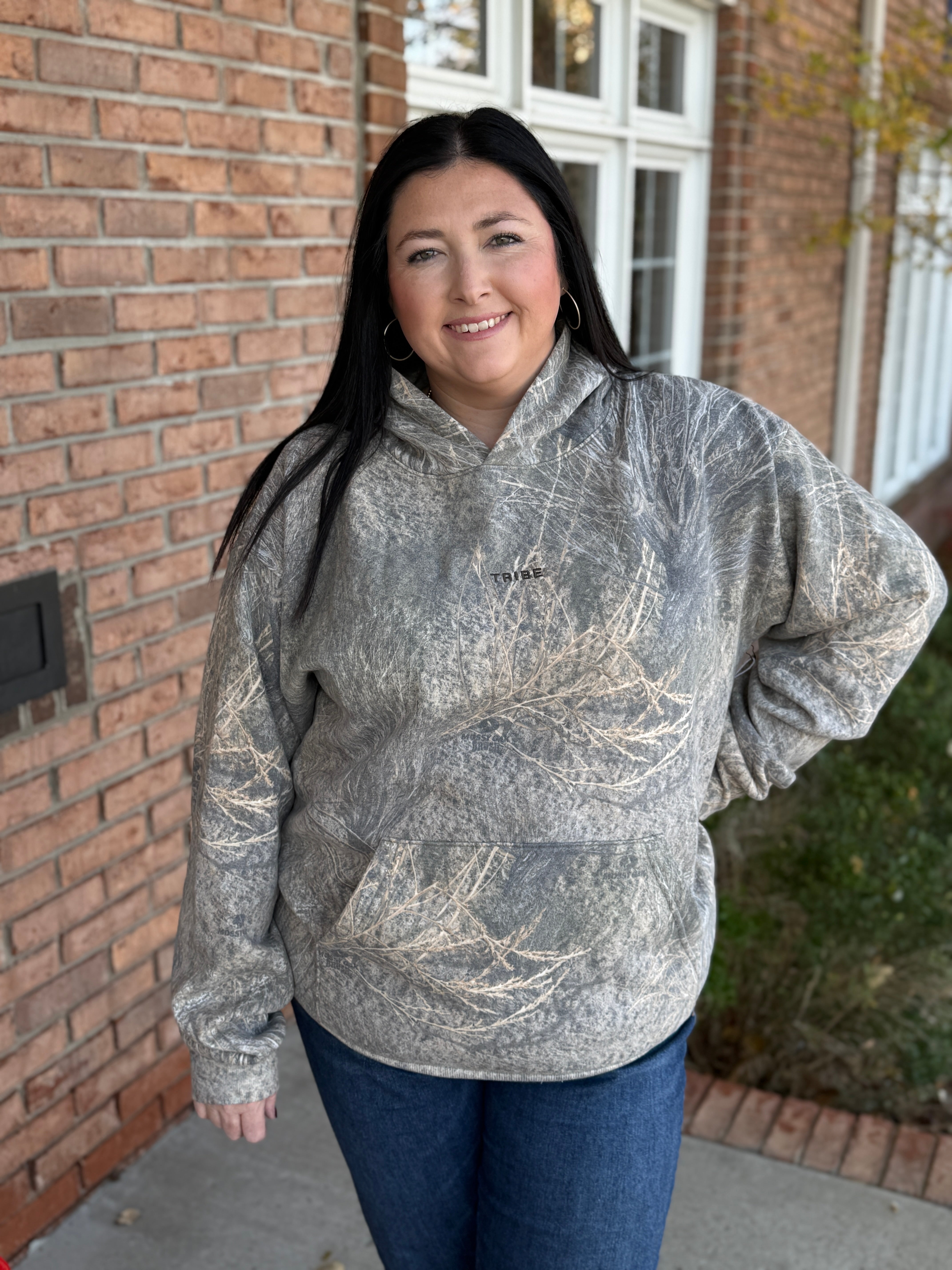 Tribe Kelley Butter Hoodie - Brush-140 Sweaters, Cardigans & Sweatshirts-Simply Stylish Boutique-Simply Stylish Boutique | Women’s & Kid’s Fashion | Paducah, KY