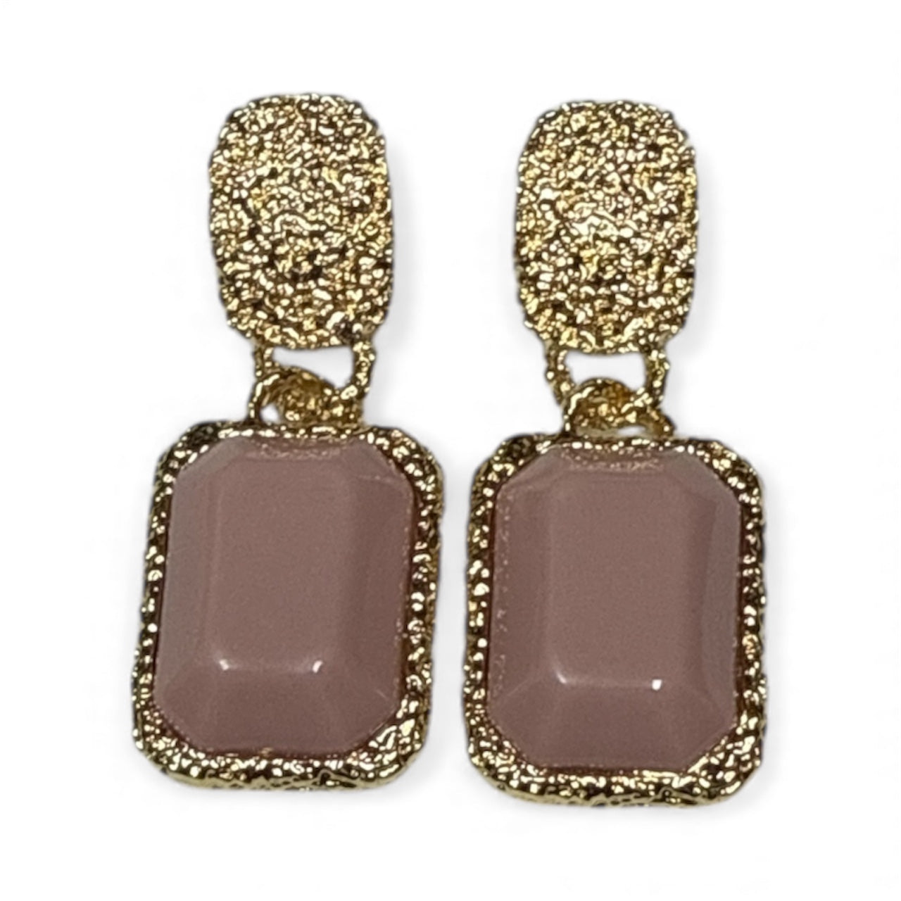 Octagon Stone Earring-410 Jewelry-Simply Stylish Boutique-Simply Stylish Boutique | Women’s & Kid’s Fashion | Paducah, KY