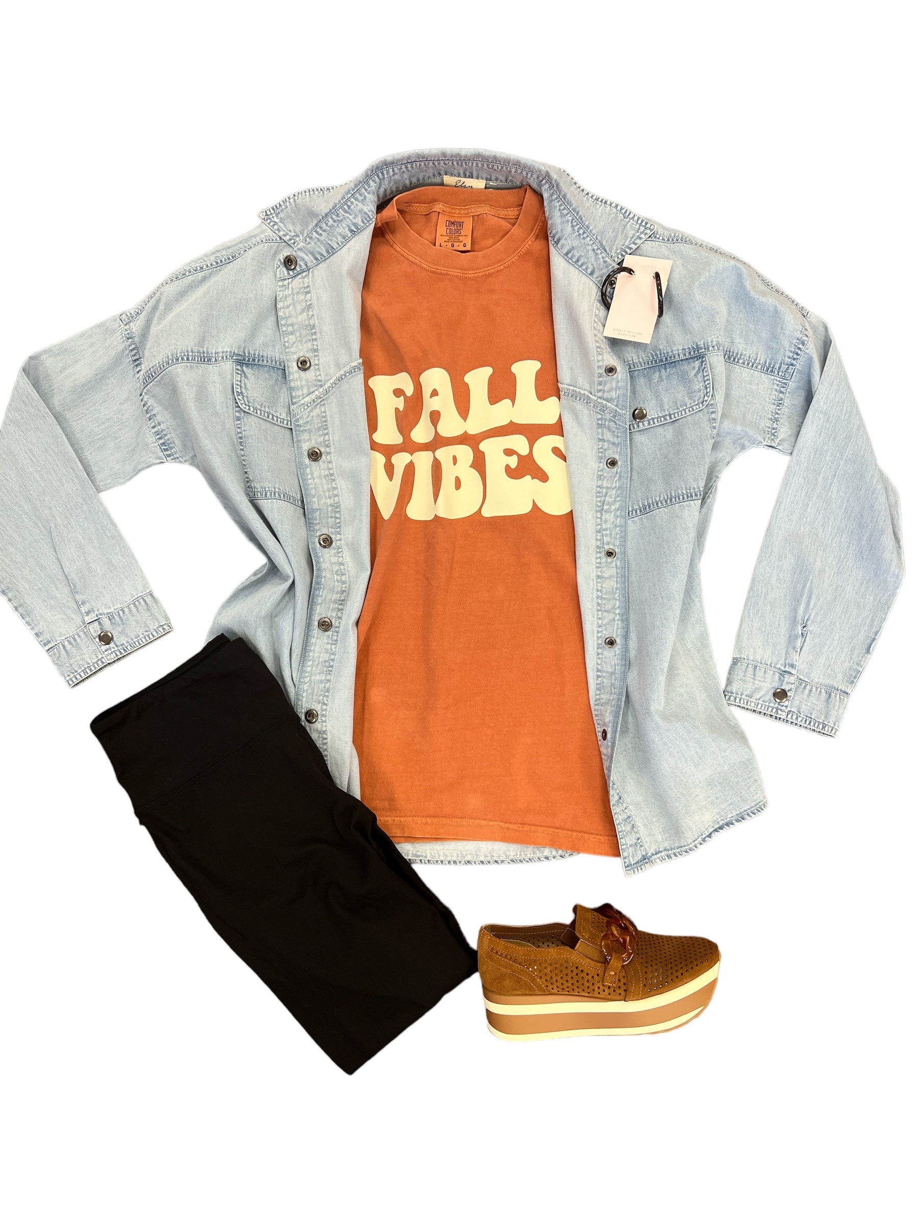 Fall Vibes TShirt-110 Graphic Tee-Simply Stylish Boutique-Simply Stylish Boutique | Women’s & Kid’s Fashion | Paducah, KY