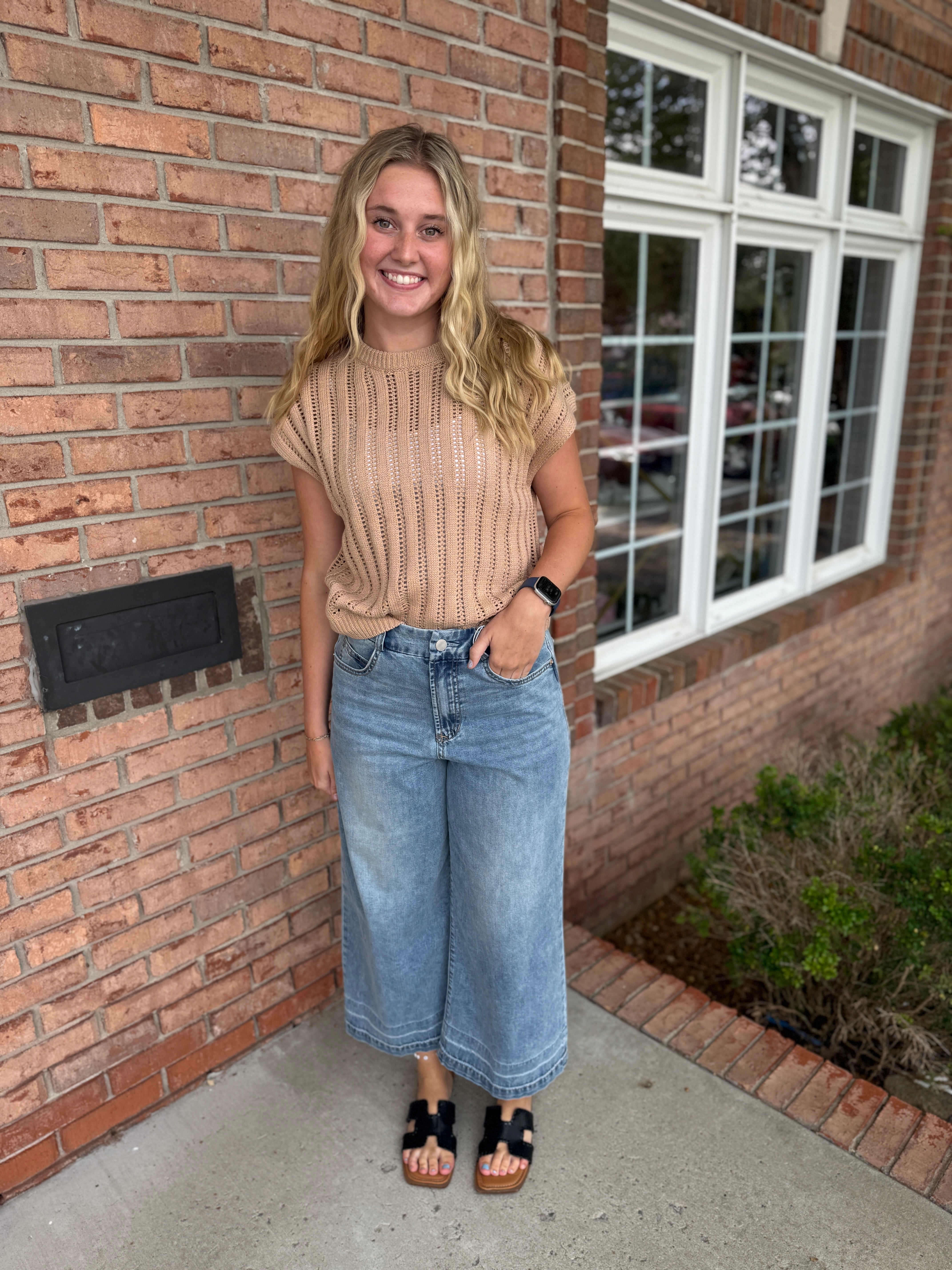 Audrey Wide Leg Jean-210 Denim-Simply Stylish Boutique-Simply Stylish Boutique | Women’s & Kid’s Fashion | Paducah, KY