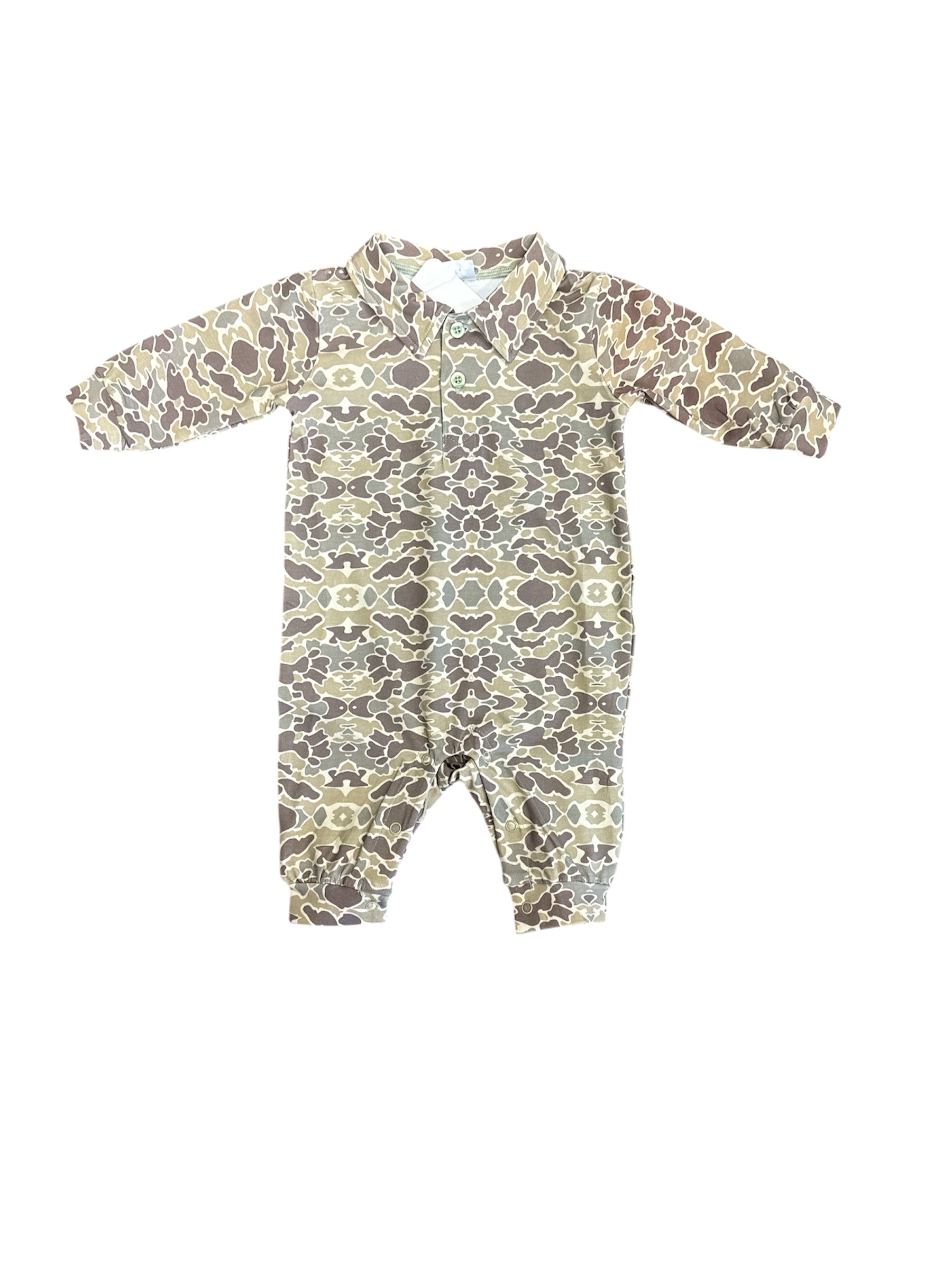 Camo Romper-520 Baby & Kids Gifts-Simply Stylish Boutique-Simply Stylish Boutique | Women’s & Kid’s Fashion | Paducah, KY