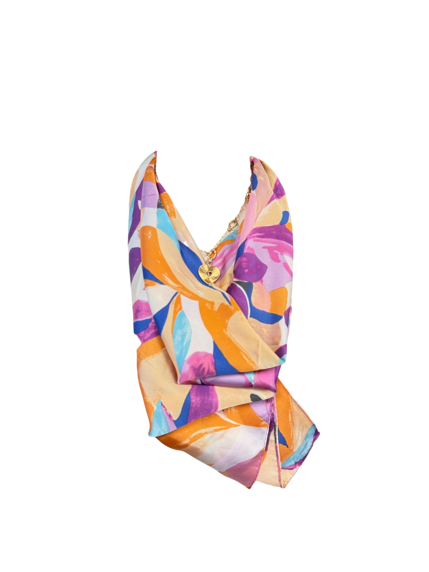 Sunset Garden Floral Scarf-420 Bags & Totes-Simply Stylish Boutique-Simply Stylish Boutique | Women’s & Kid’s Fashion | Paducah, KY
