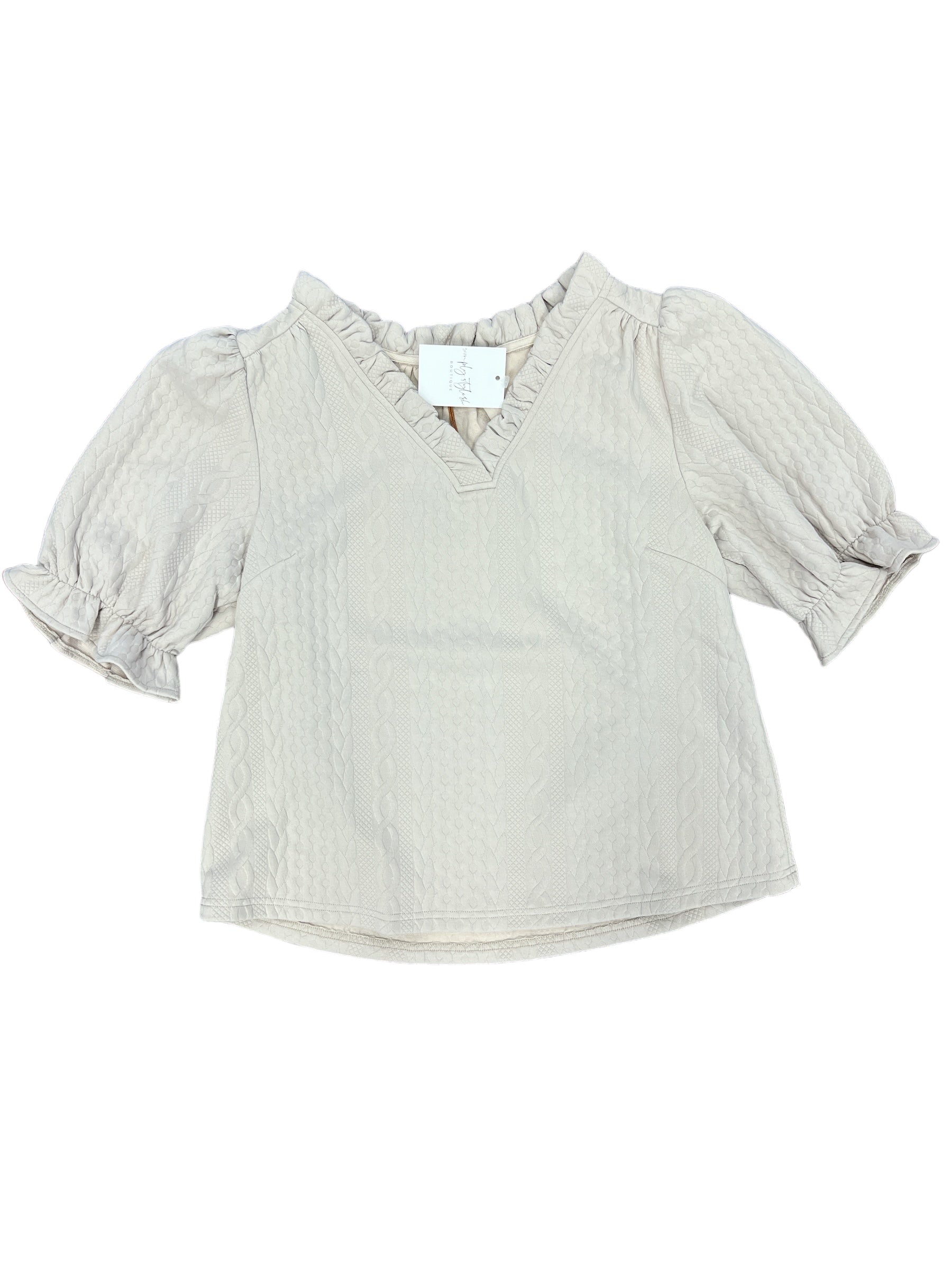 Hallie Top-130 Dressy Tops & Blouses-voy-Simply Stylish Boutique | Women’s & Kid’s Fashion | Paducah, KY