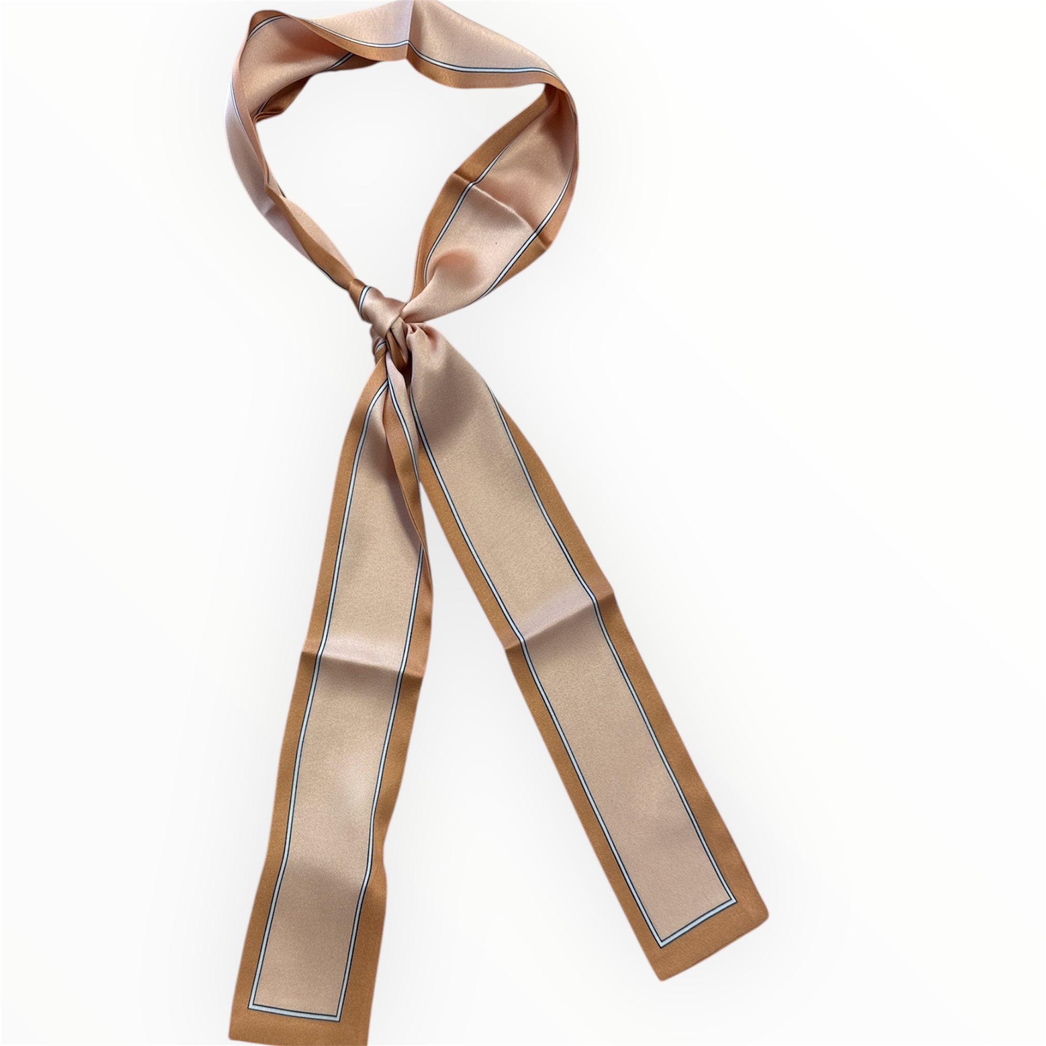 Line Border Twilly Scarf-430 Hats & Hair-Simply Stylish Boutique-Simply Stylish Boutique | Women’s & Kid’s Fashion | Paducah, KY