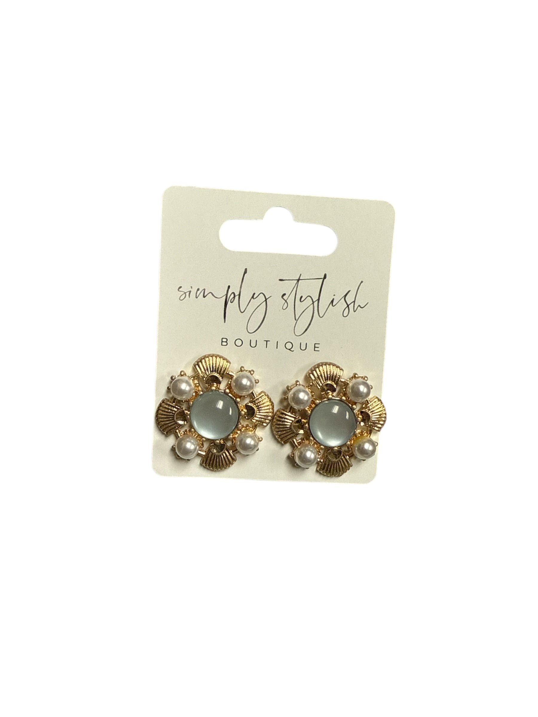 Antique Jewel Earring-410 Jewelry-Simply Stylish Boutique-Simply Stylish Boutique | Women’s & Kid’s Fashion | Paducah, KY