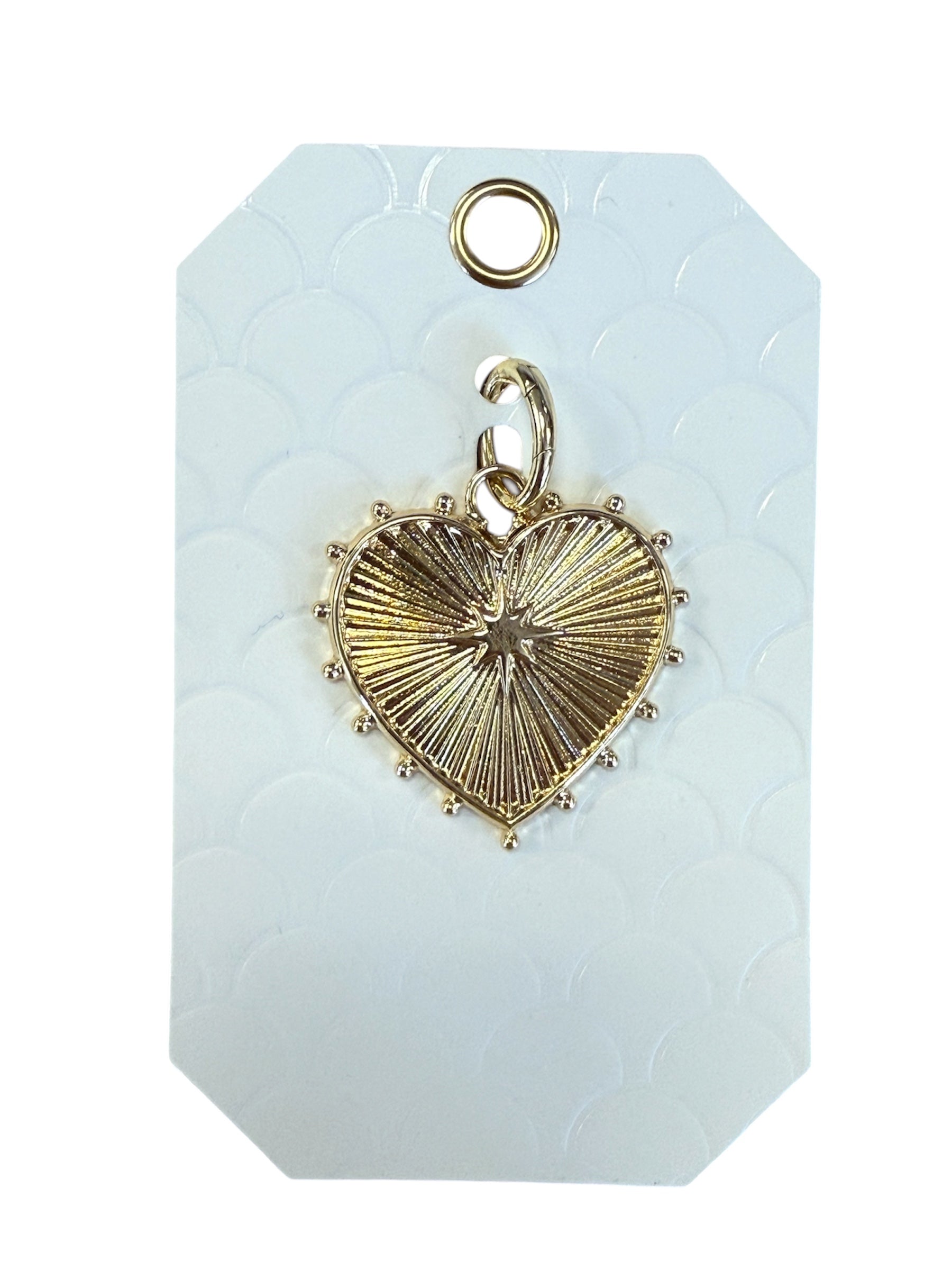 Textured Heart Pendant-410 Jewelry-Simply Stylish Boutique-Simply Stylish Boutique | Women’s & Kid’s Fashion | Paducah, KY