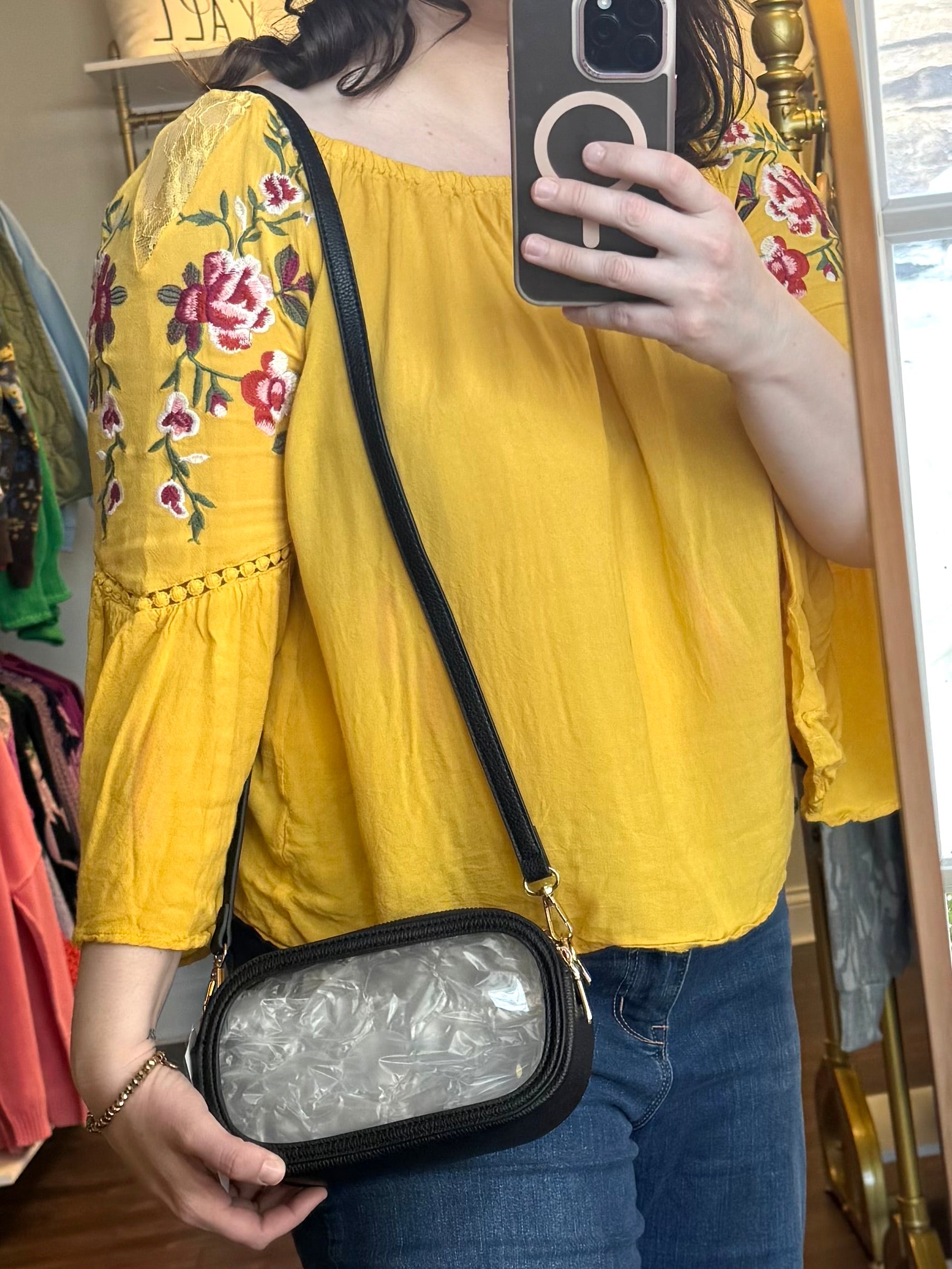 Clear Crossbody with Strap-420 Bags & Totes-Simply Stylish Boutique-Simply Stylish Boutique | Women’s & Kid’s Fashion | Paducah, KY