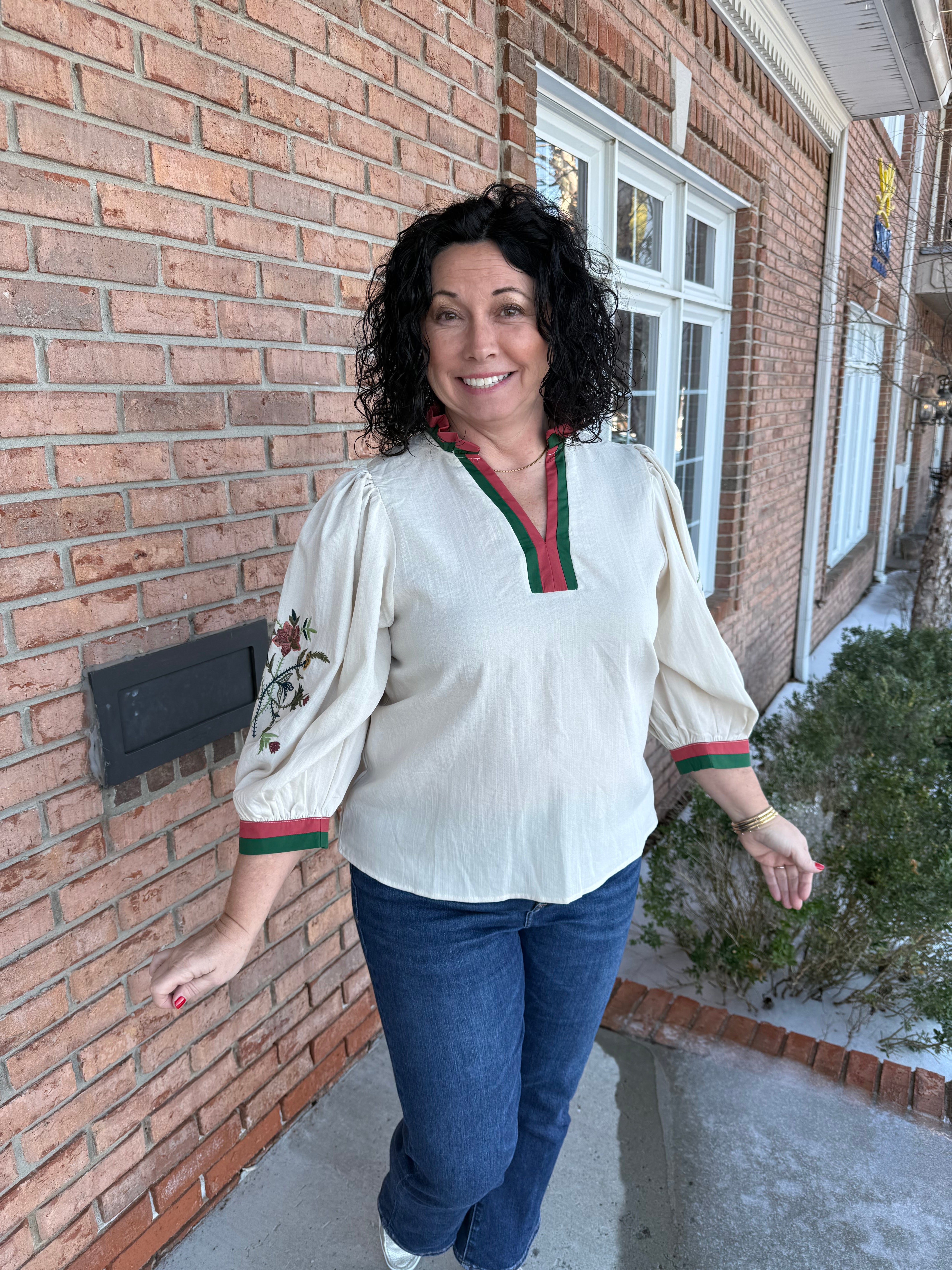 Harper Top-130 Dressy Tops & Blouses-Simply Stylish Boutique-Simply Stylish Boutique | Women’s & Kid’s Fashion | Paducah, KY