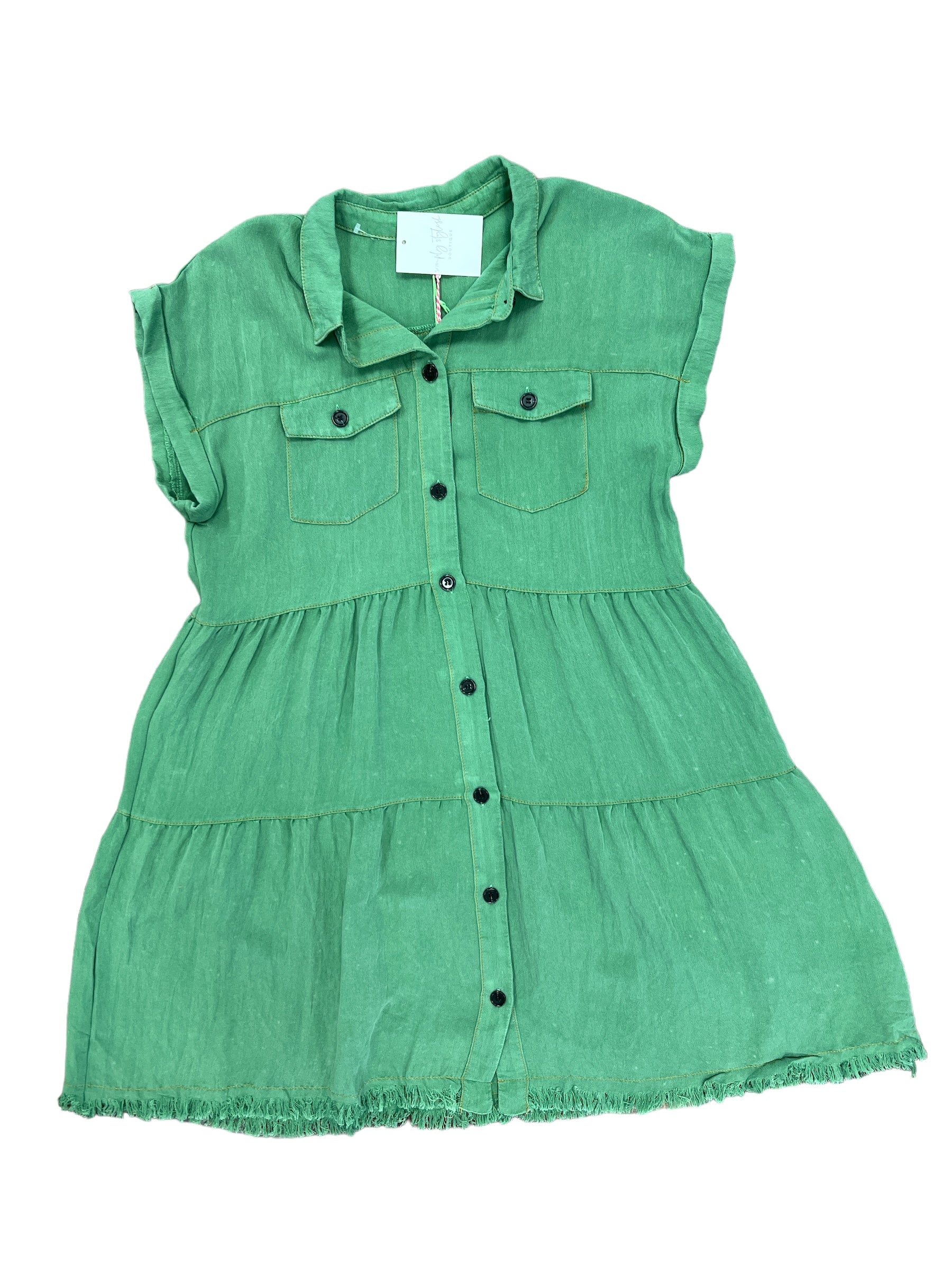 Ashtyn Sage Dress-310 Dresses-Umgee-Simply Stylish Boutique | Women’s & Kid’s Fashion | Paducah, KY