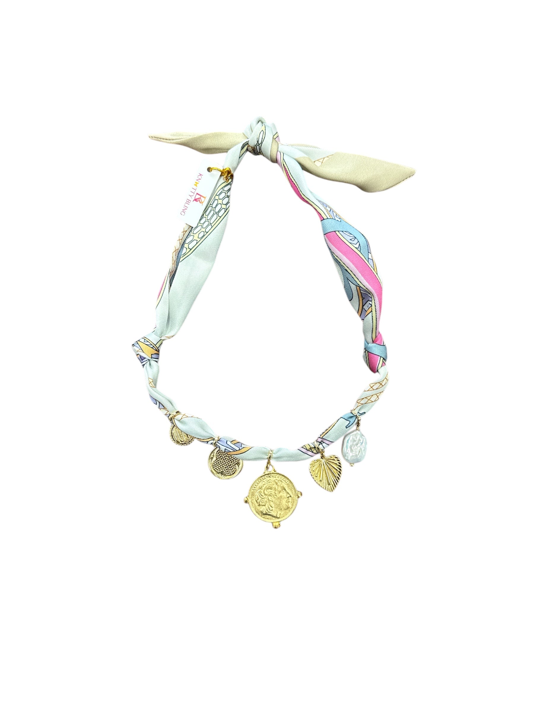 Neutral Twilly with Charms-410 Jewelry-Simply Stylish Boutique-Simply Stylish Boutique | Women’s & Kid’s Fashion | Paducah, KY