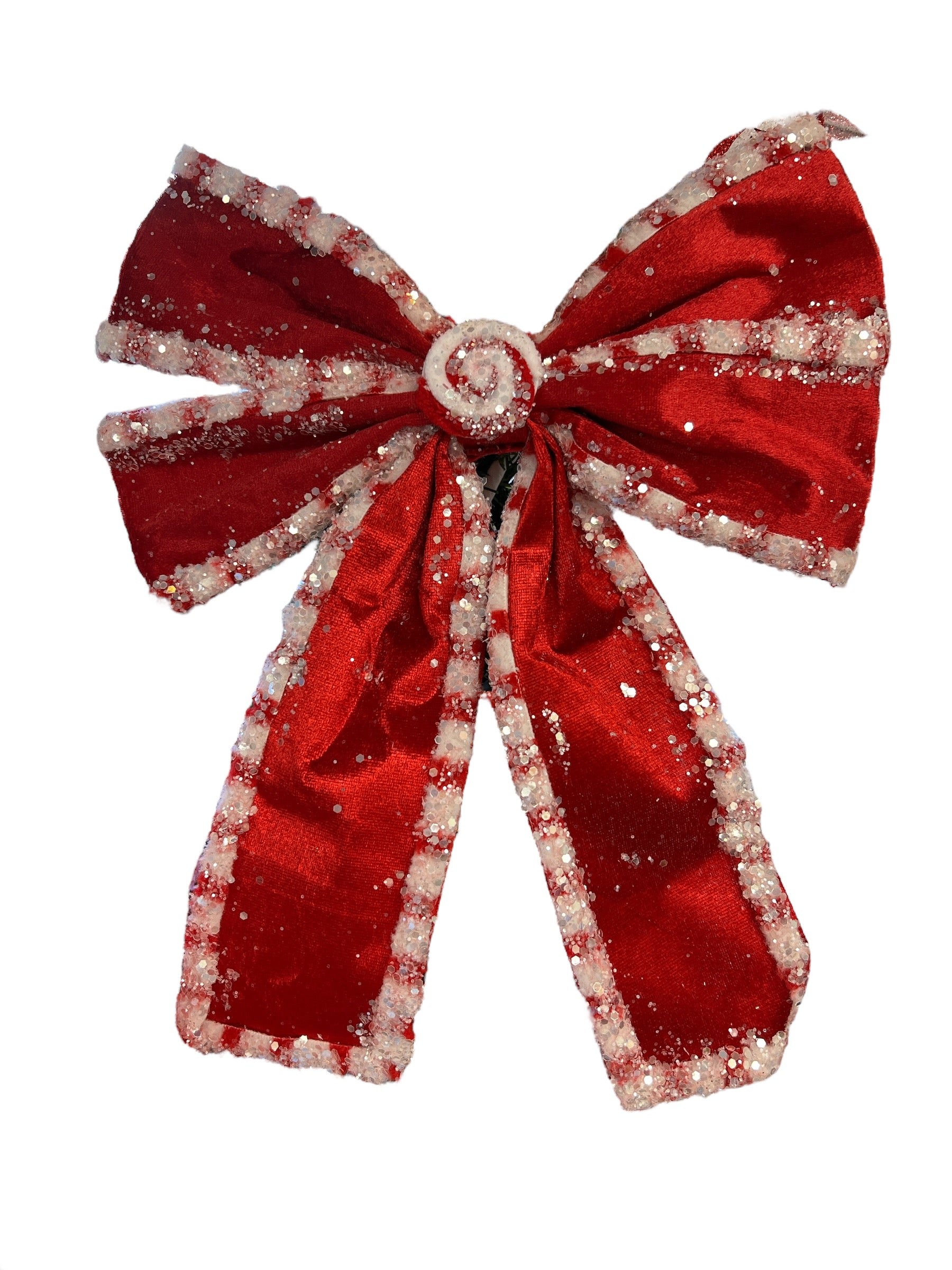 Velvet Sweets Bow Ornaments w/candy-540 Holiday/Seasonal-regency international-Simply Stylish Boutique | Women’s & Kid’s Fashion | Paducah, KY