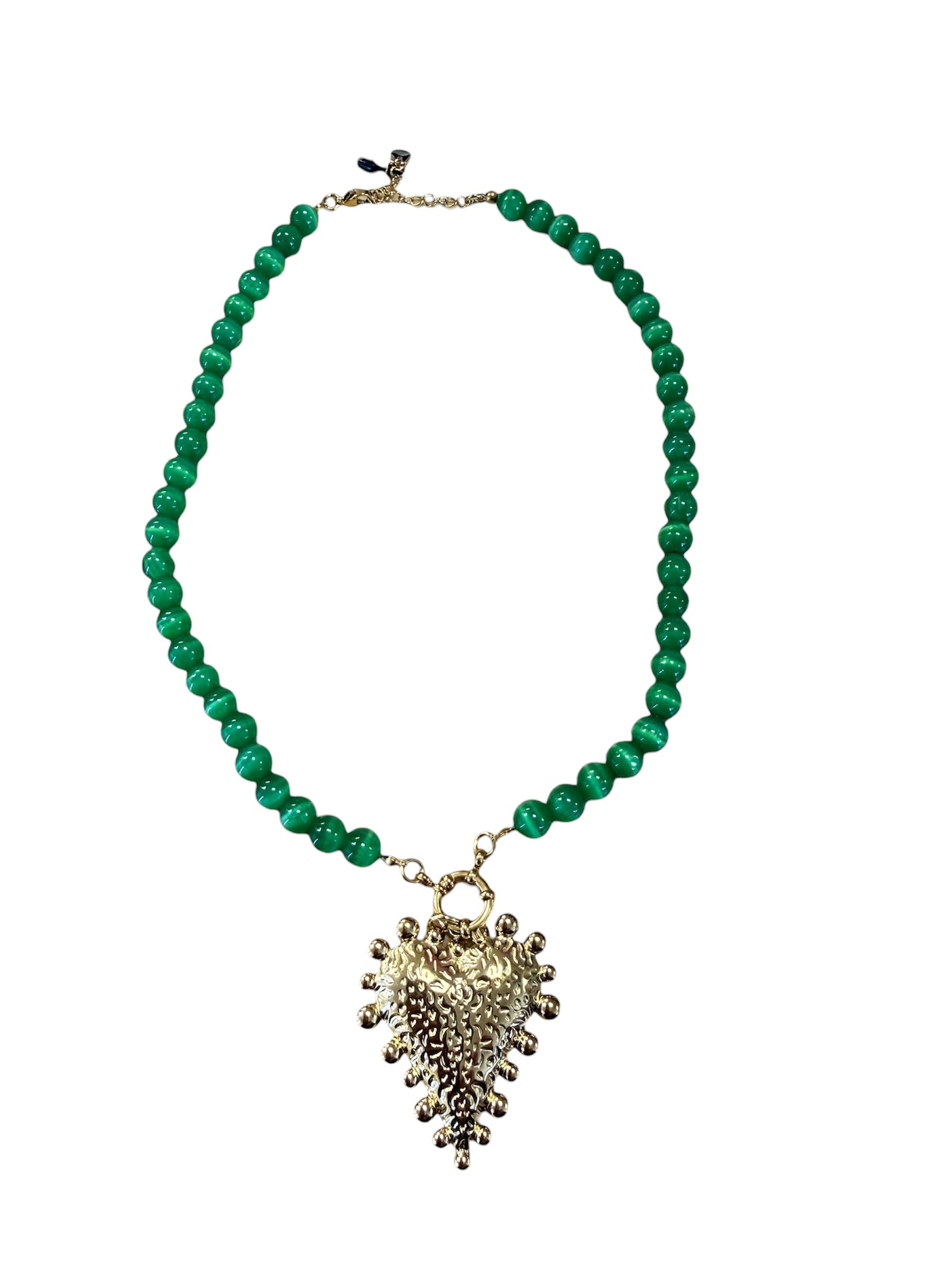 Love in Green Necklace-410 Jewelry-Simply Stylish Boutique-Simply Stylish Boutique | Women’s & Kid’s Fashion | Paducah, KY