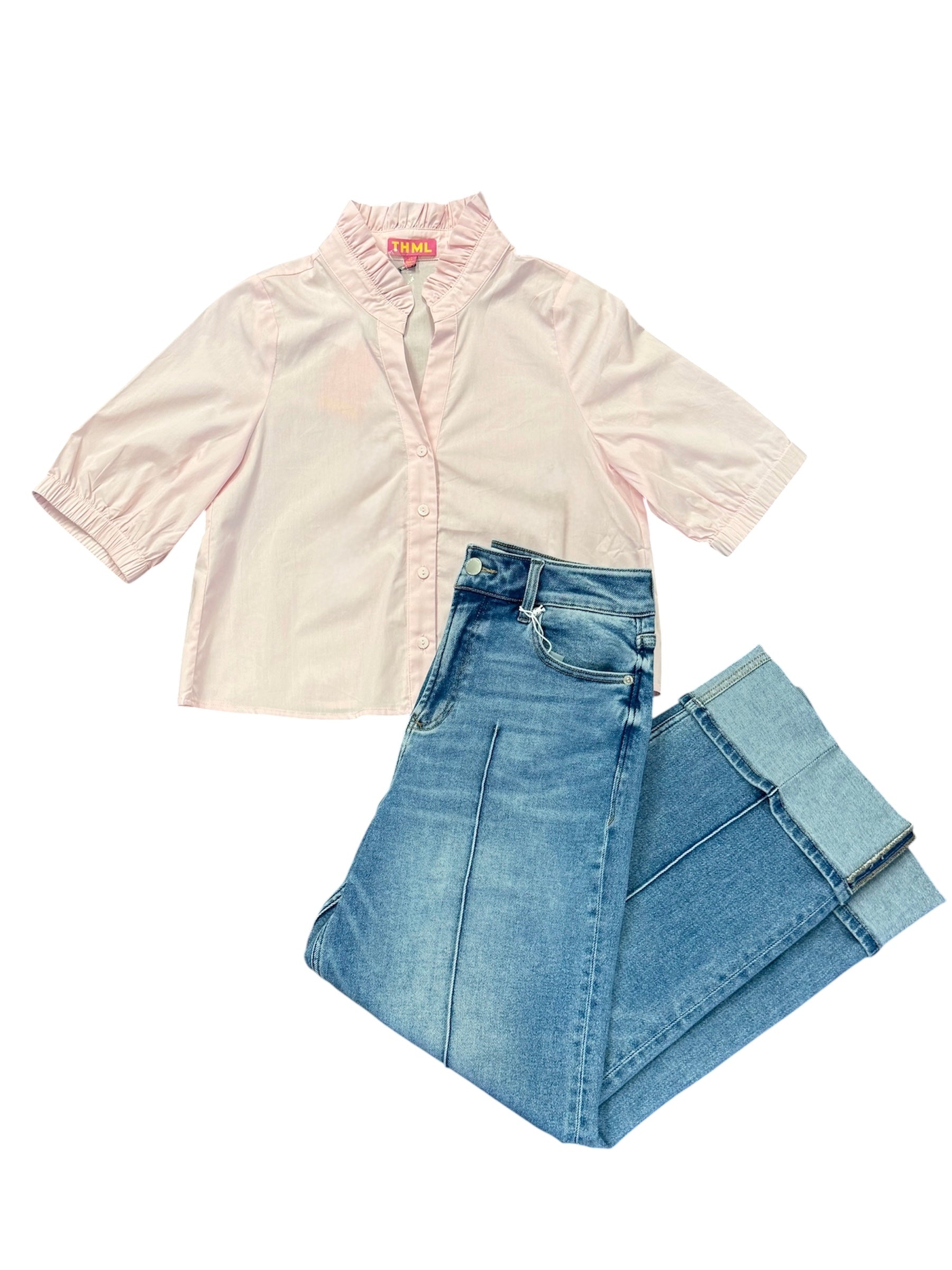 Sweet Charm Ruffle Top-130 Dressy Tops & Blouses-Simply Stylish Boutique-Simply Stylish Boutique | Women’s & Kid’s Fashion | Paducah, KY