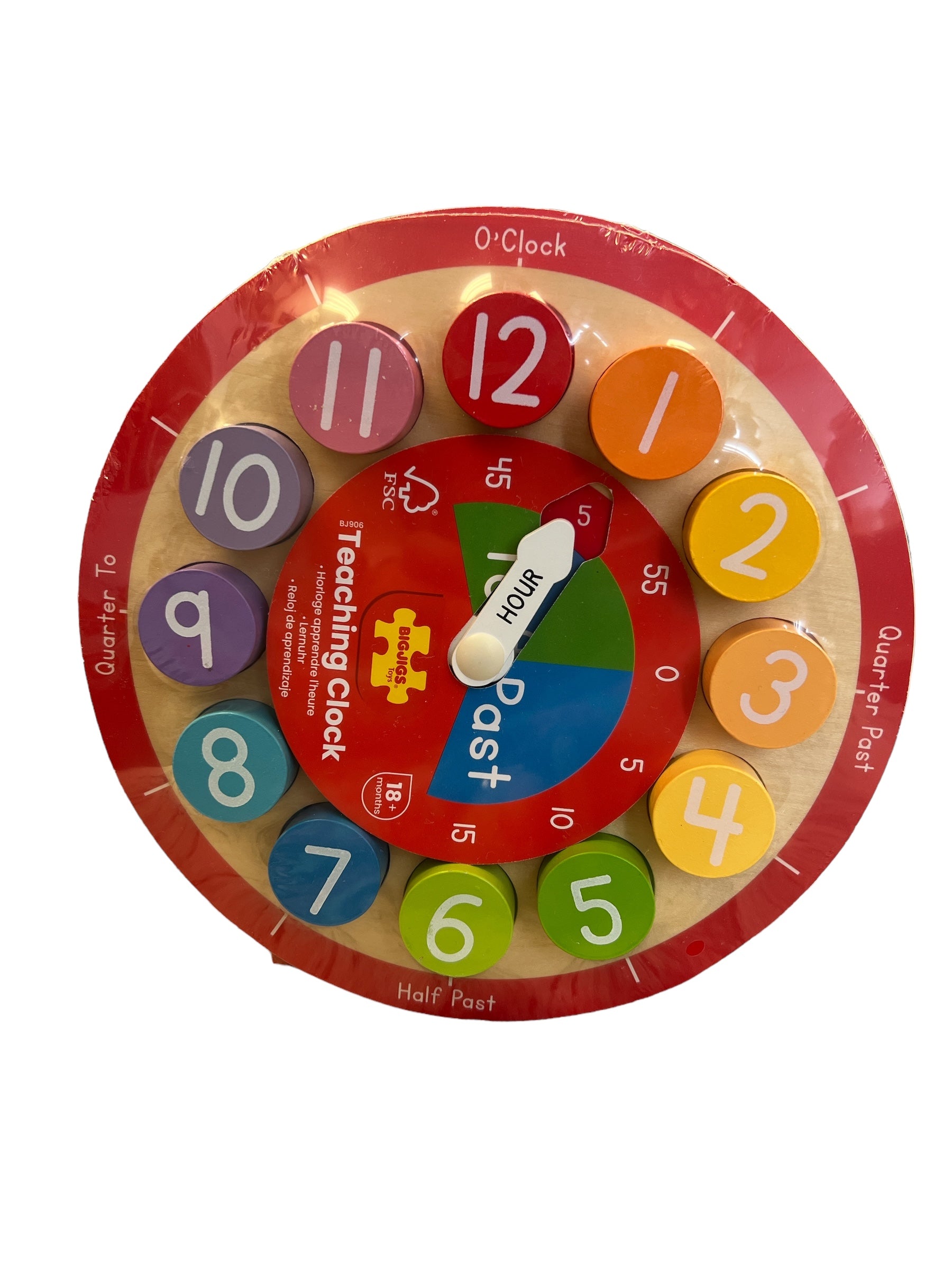 Teaching Clock-520 Baby & Kids Gifts-big jigs-Simply Stylish Boutique | Women’s & Kid’s Fashion | Paducah, KY