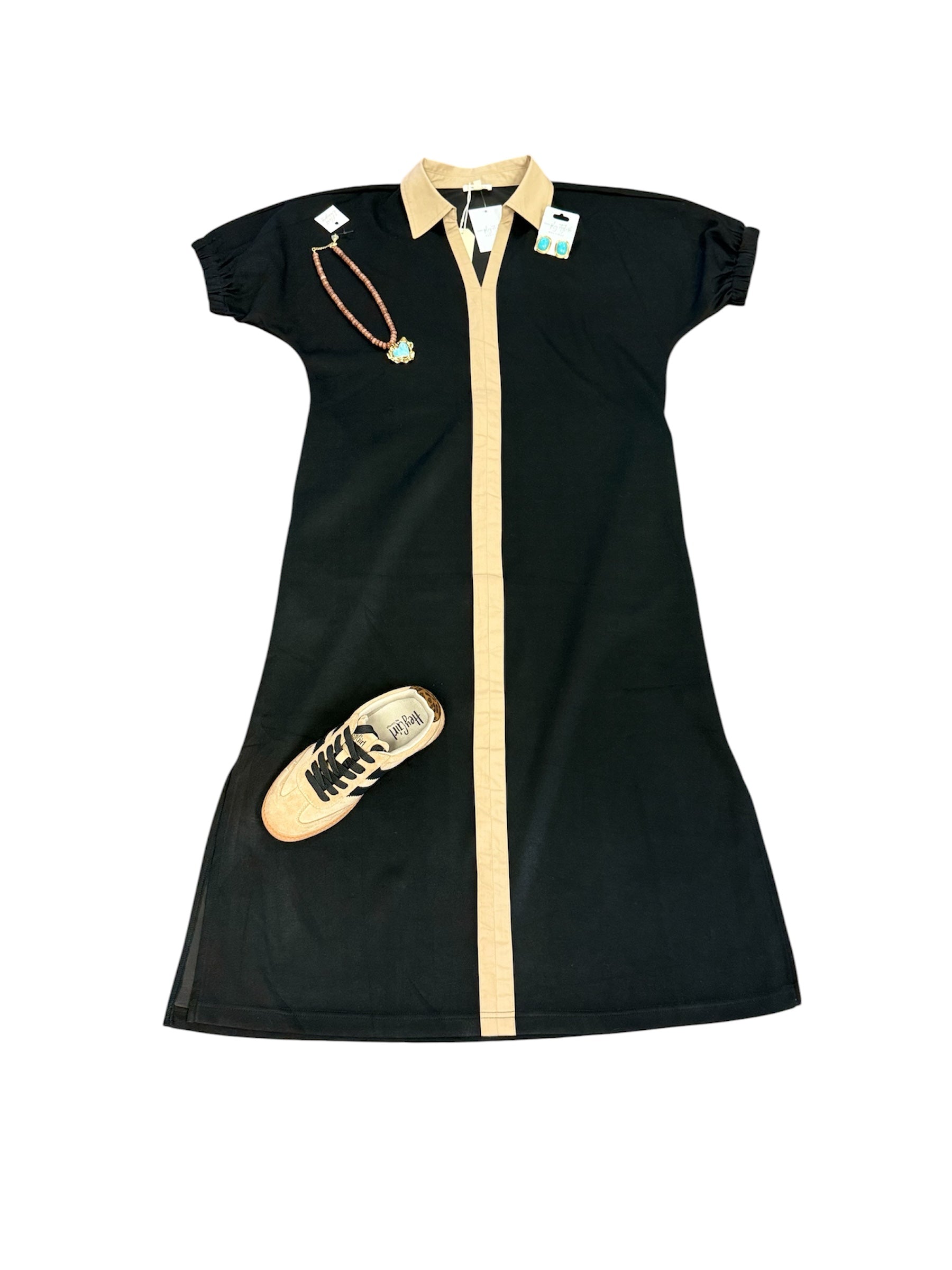 Sienna Stroll Midi Dress-310 Dresses-Simply Stylish boutique-Simply Stylish Boutique | Women’s & Kid’s Fashion | Paducah, KY