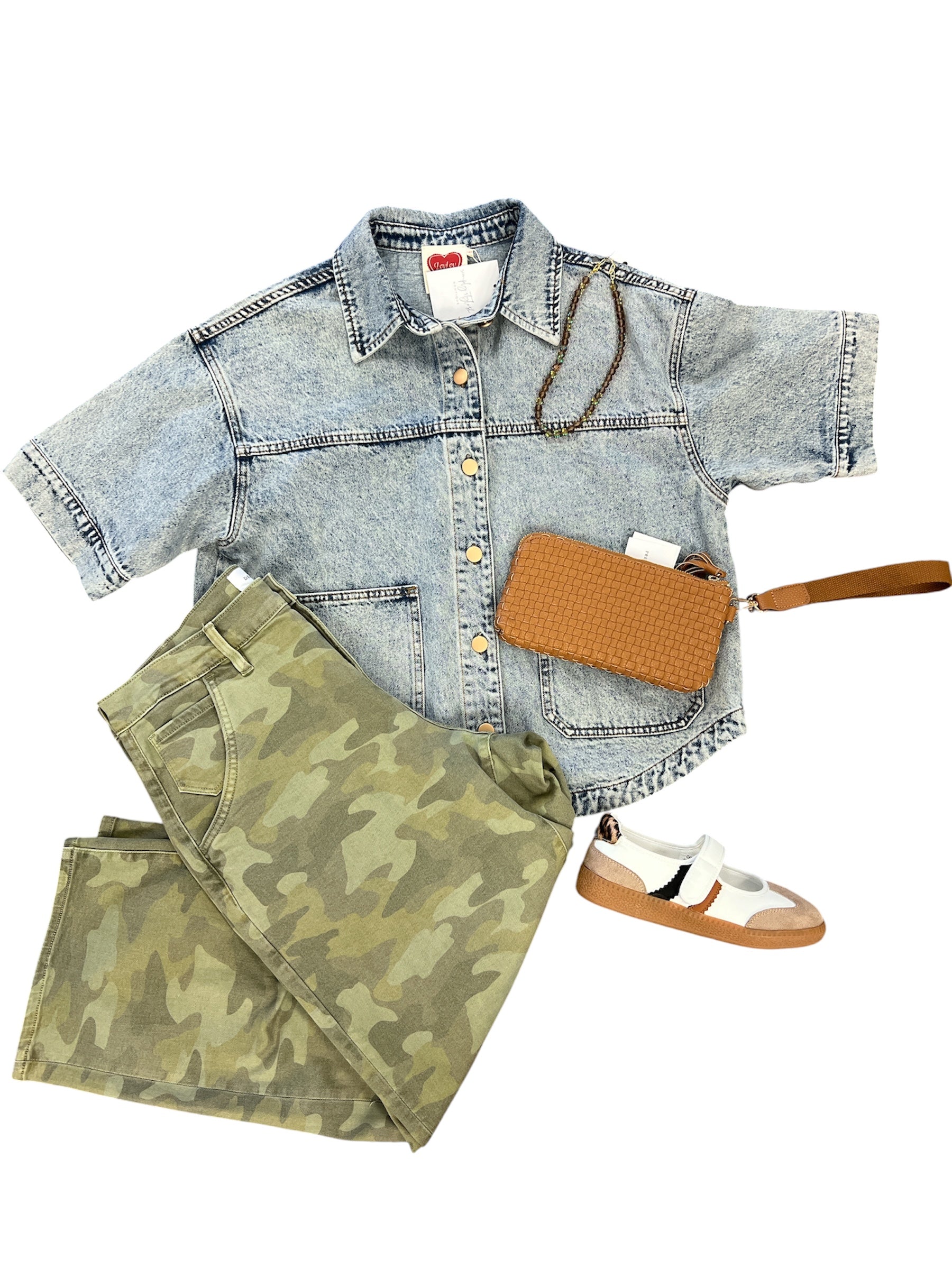 Vintage Vibes Denim Jacket-150 Jackets, Blazers, & Outerwear-Simply Stylish boutique-Simply Stylish Boutique | Women’s & Kid’s Fashion | Paducah, KY