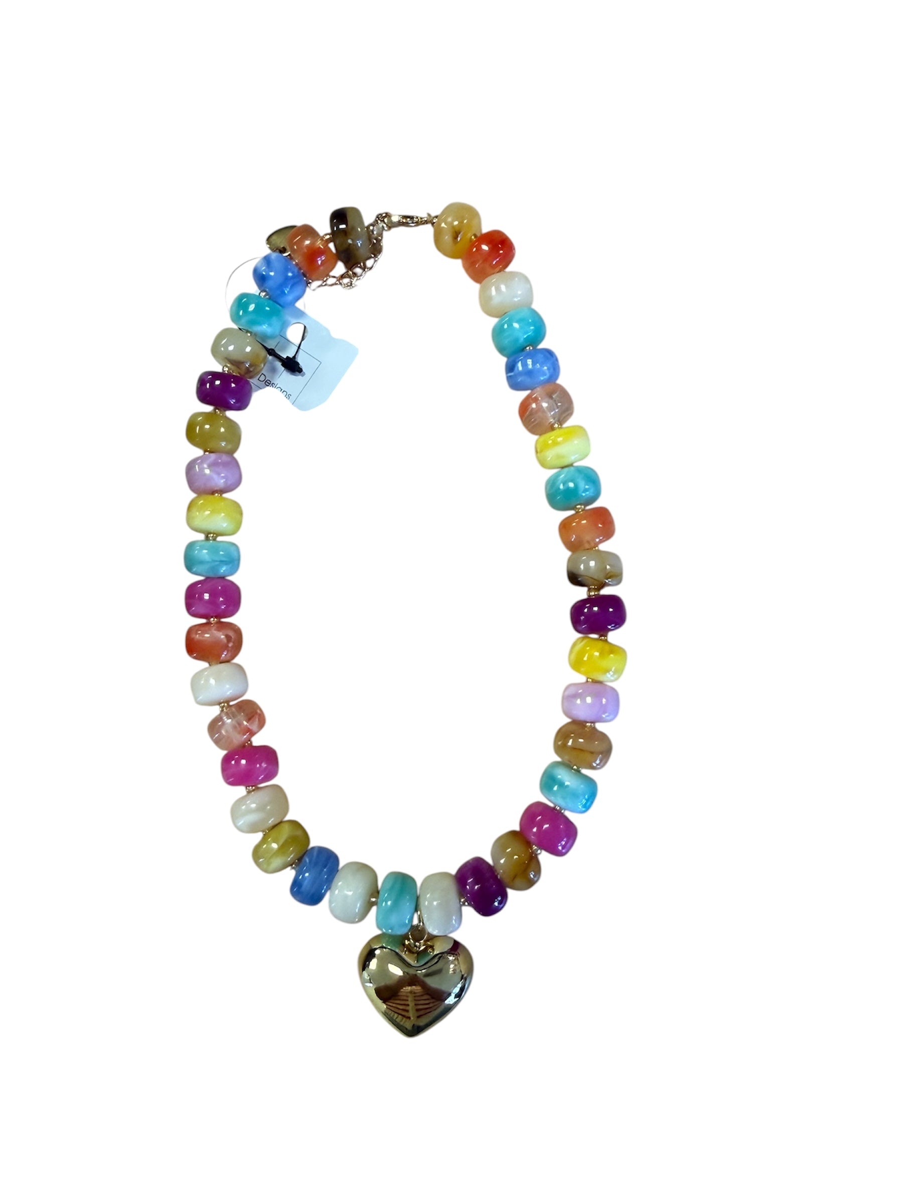 Heart of Color Necklace-410 Jewelry-Simply Stylish Boutique-Simply Stylish Boutique | Women’s & Kid’s Fashion | Paducah, KY