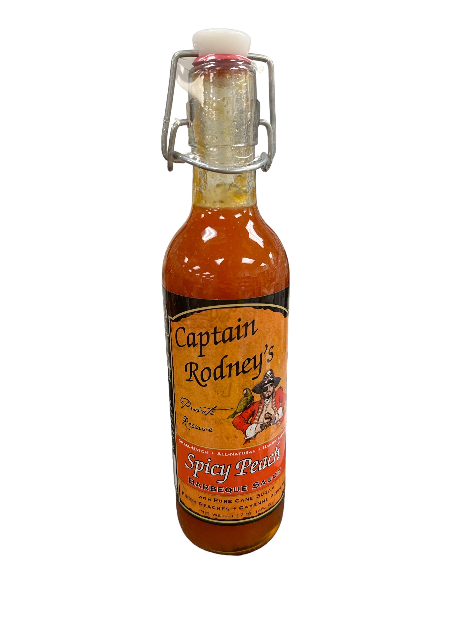 Captain Rodney's Spicy Peach BBQ Sauce-510 General Gifts-Simply Stylish Boutique-Simply Stylish Boutique | Women’s & Kid’s Fashion | Paducah, KY