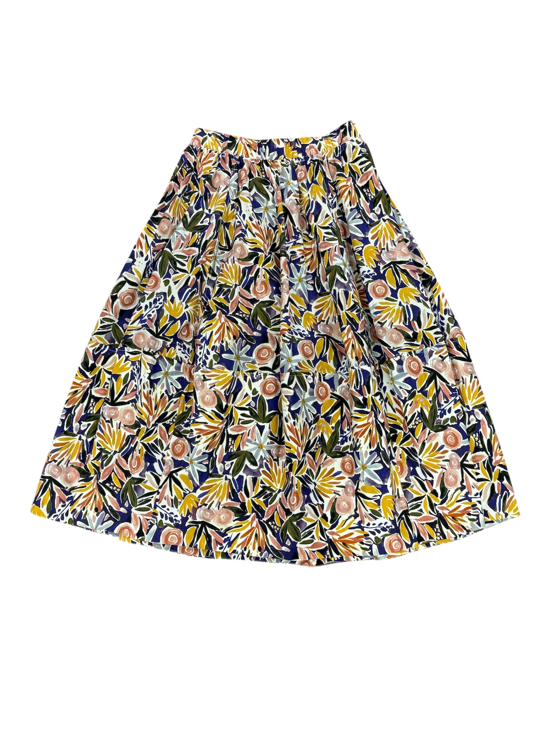 Blossom Breeze Midi Skirt-220 Skirts/Shorts-Simply Stylish Boutique-Simply Stylish Boutique | Women’s & Kid’s Fashion | Paducah, KY