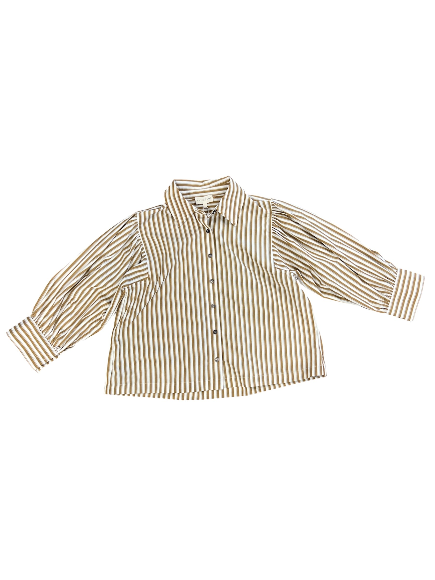 Autumn Stripe Top-130 Dressy Tops & Blouses-Simply Stylish boutique-Simply Stylish Boutique | Women’s & Kid’s Fashion | Paducah, KY
