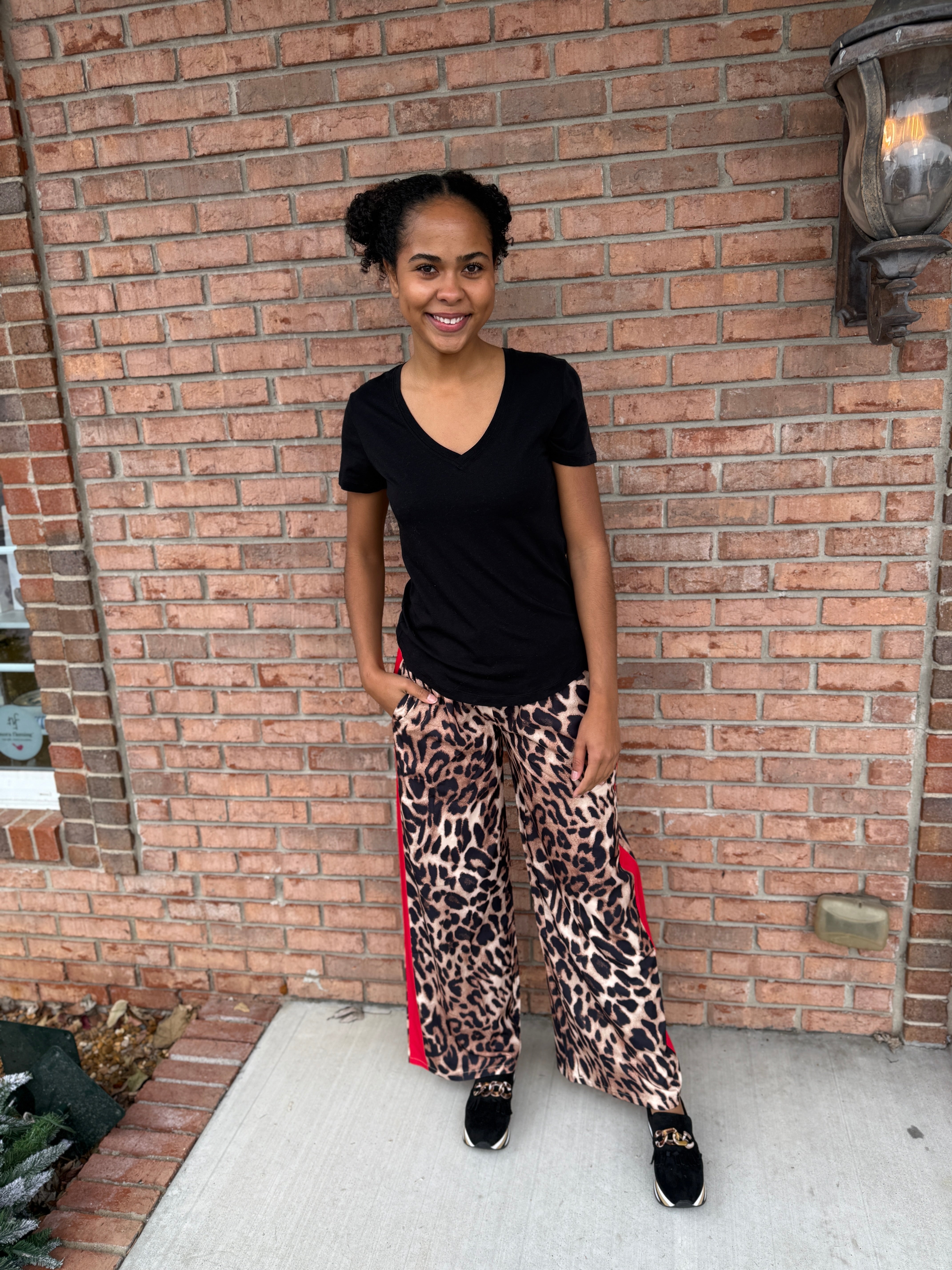 Animal Print Wide Leg Pant-230 Pants-Simply Stylish Boutique-Simply Stylish Boutique | Women’s & Kid’s Fashion | Paducah, KY