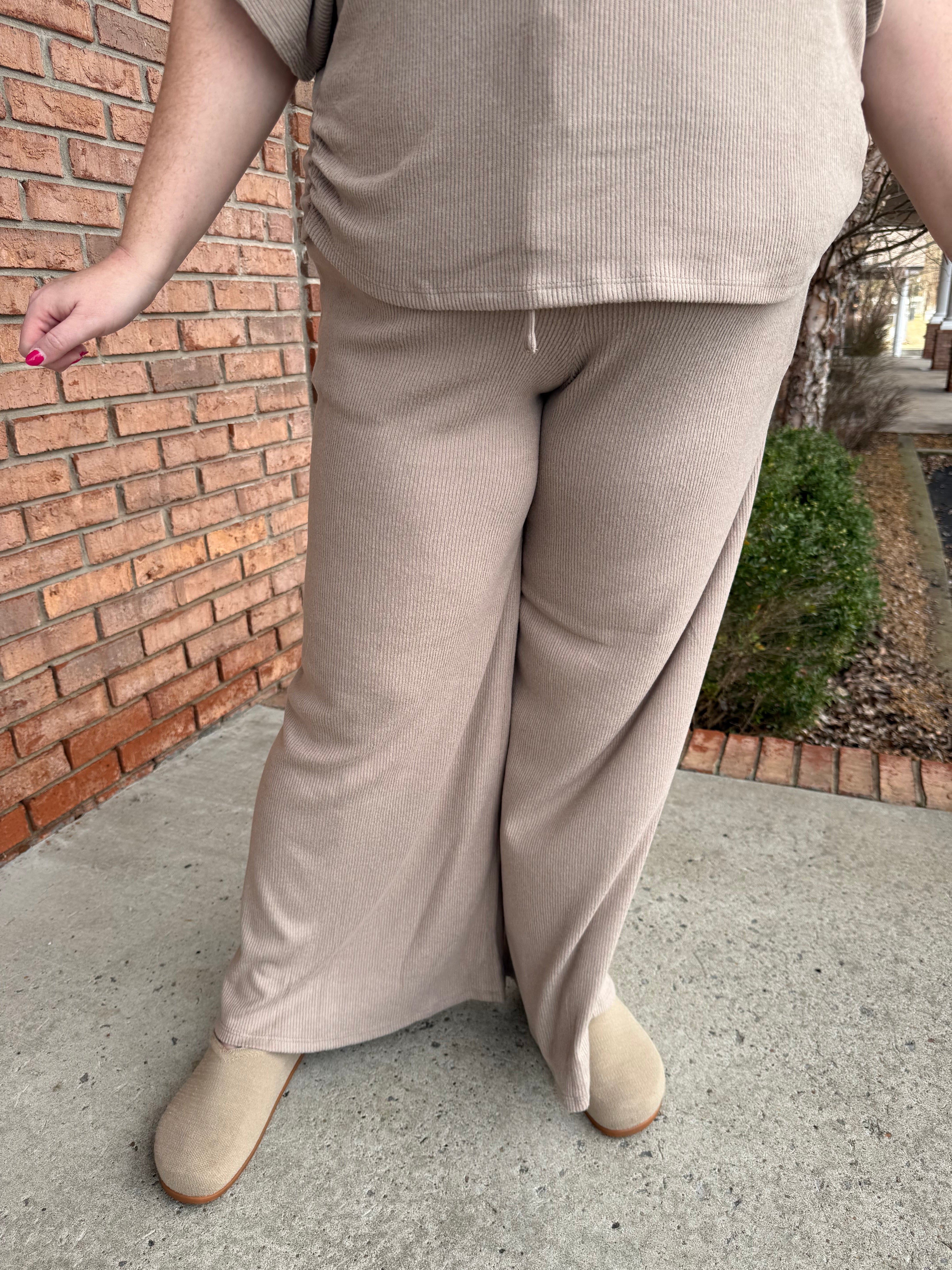 Soft Touch Elastic Waist Trouser-230 Pants-Simply Stylish Boutique-Simply Stylish Boutique | Women’s & Kid’s Fashion | Paducah, KY