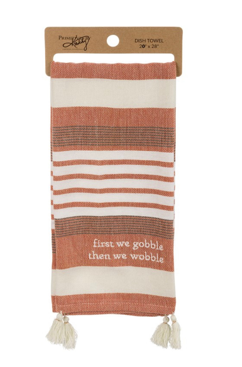 We Gobble Tea Towel-510 General Gifts-Simply Stylish Boutique-Simply Stylish Boutique | Women’s & Kid’s Fashion | Paducah, KY