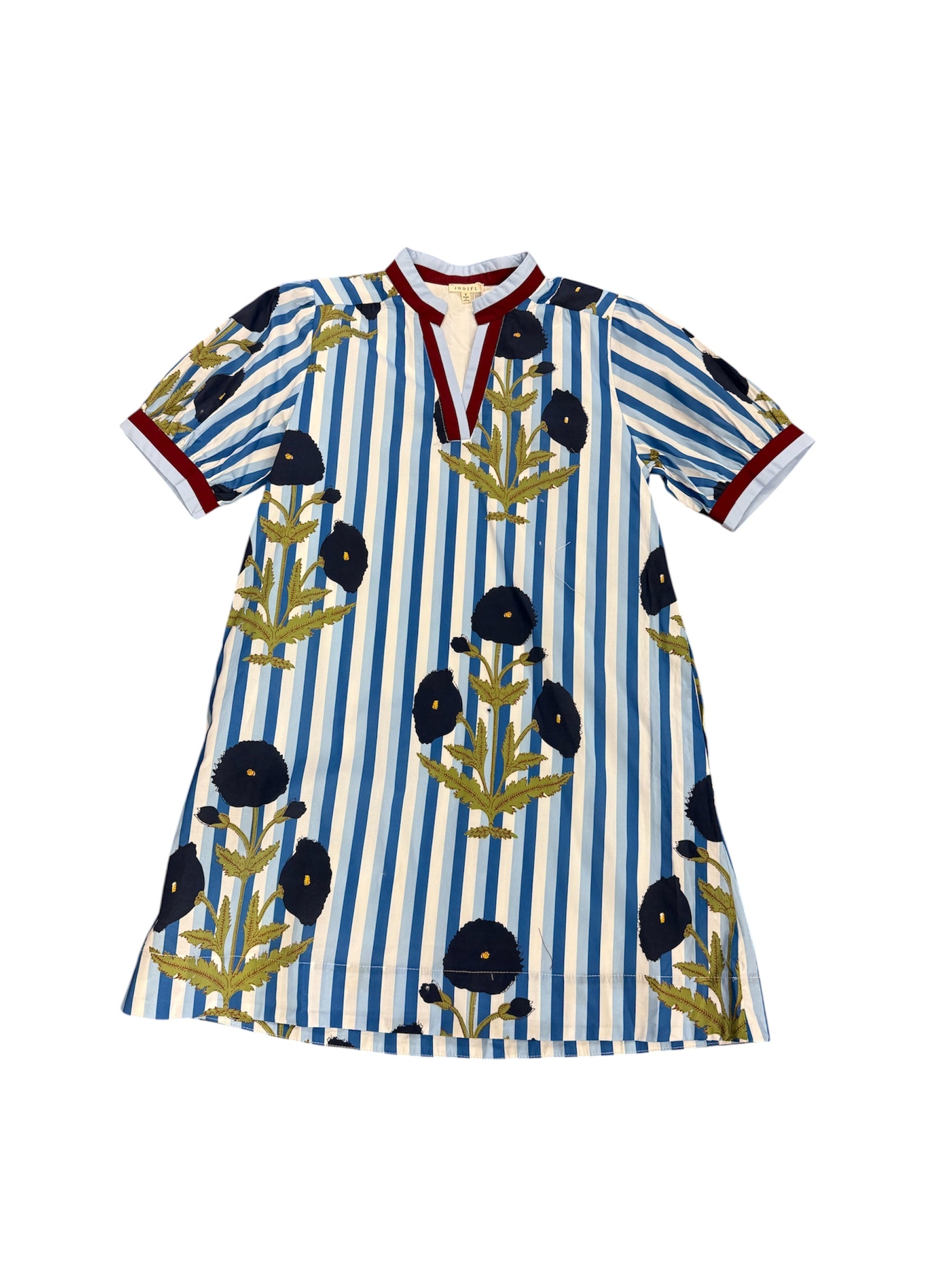 Garden Stripe Shift Dress