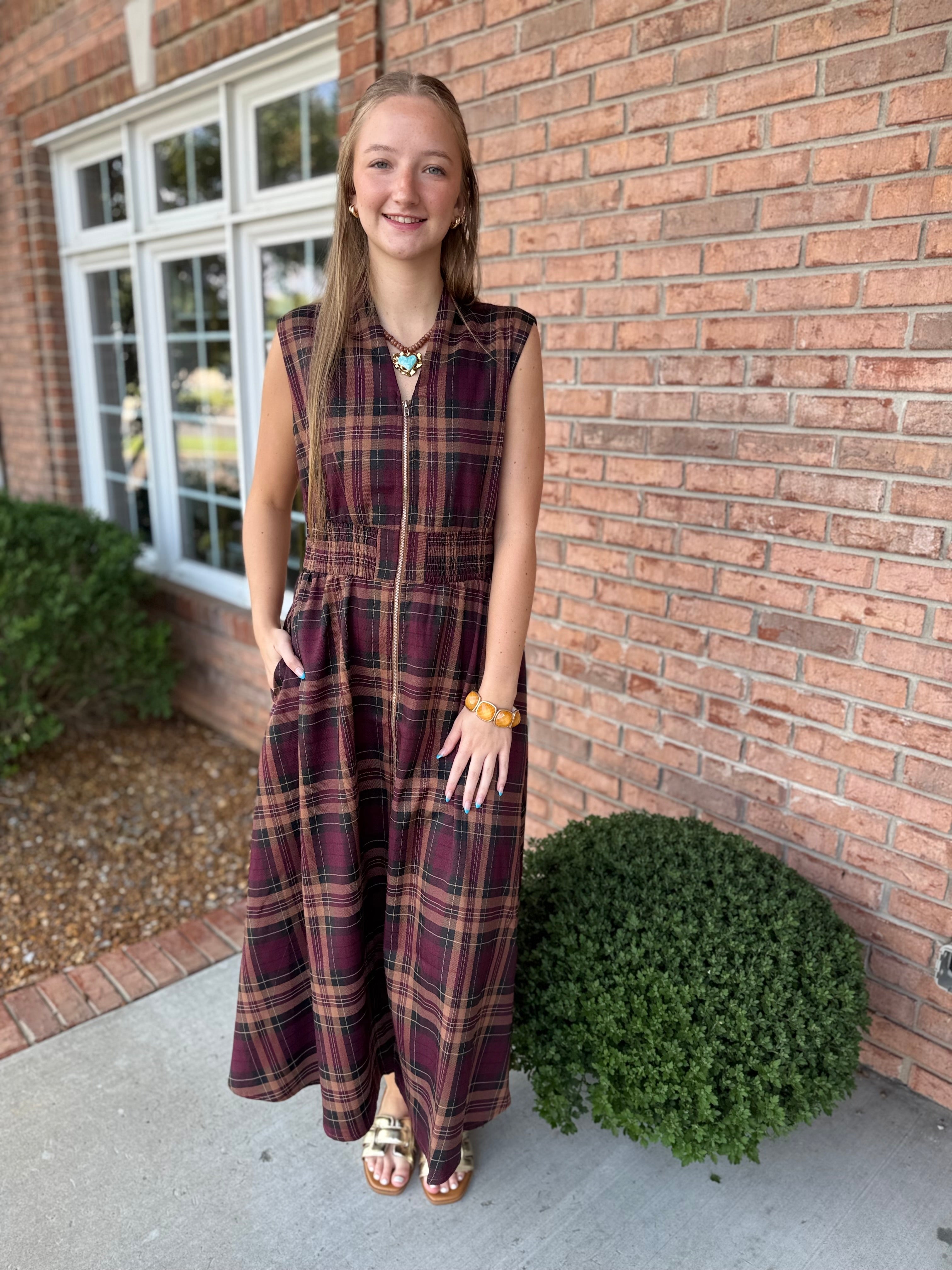Harper Plaid Dress