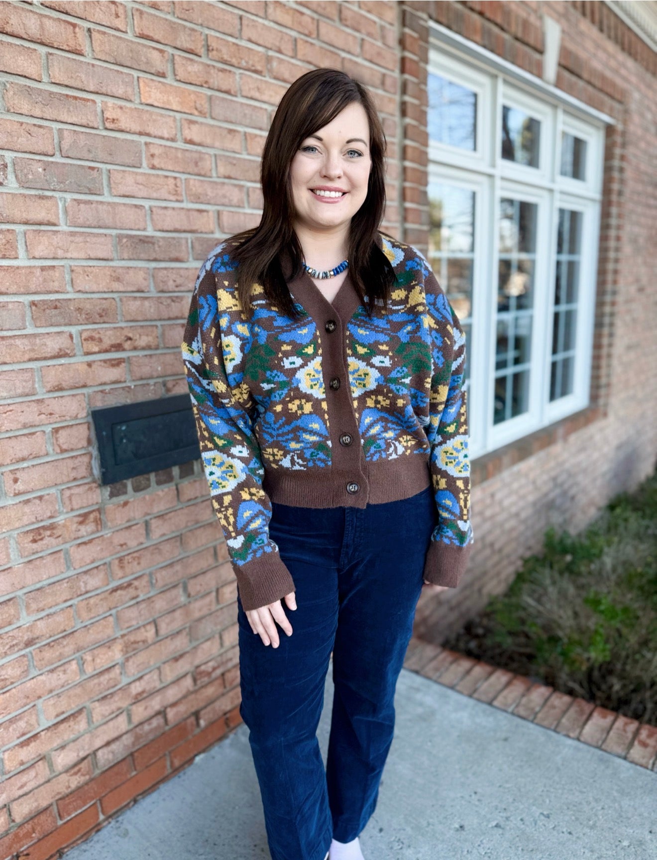 Blossom Grove Knit Cardigan-140 Sweaters, Cardigans & Sweatshirts-Simply Stylish Boutique-Simply Stylish Boutique | Women’s & Kid’s Fashion | Paducah, KY