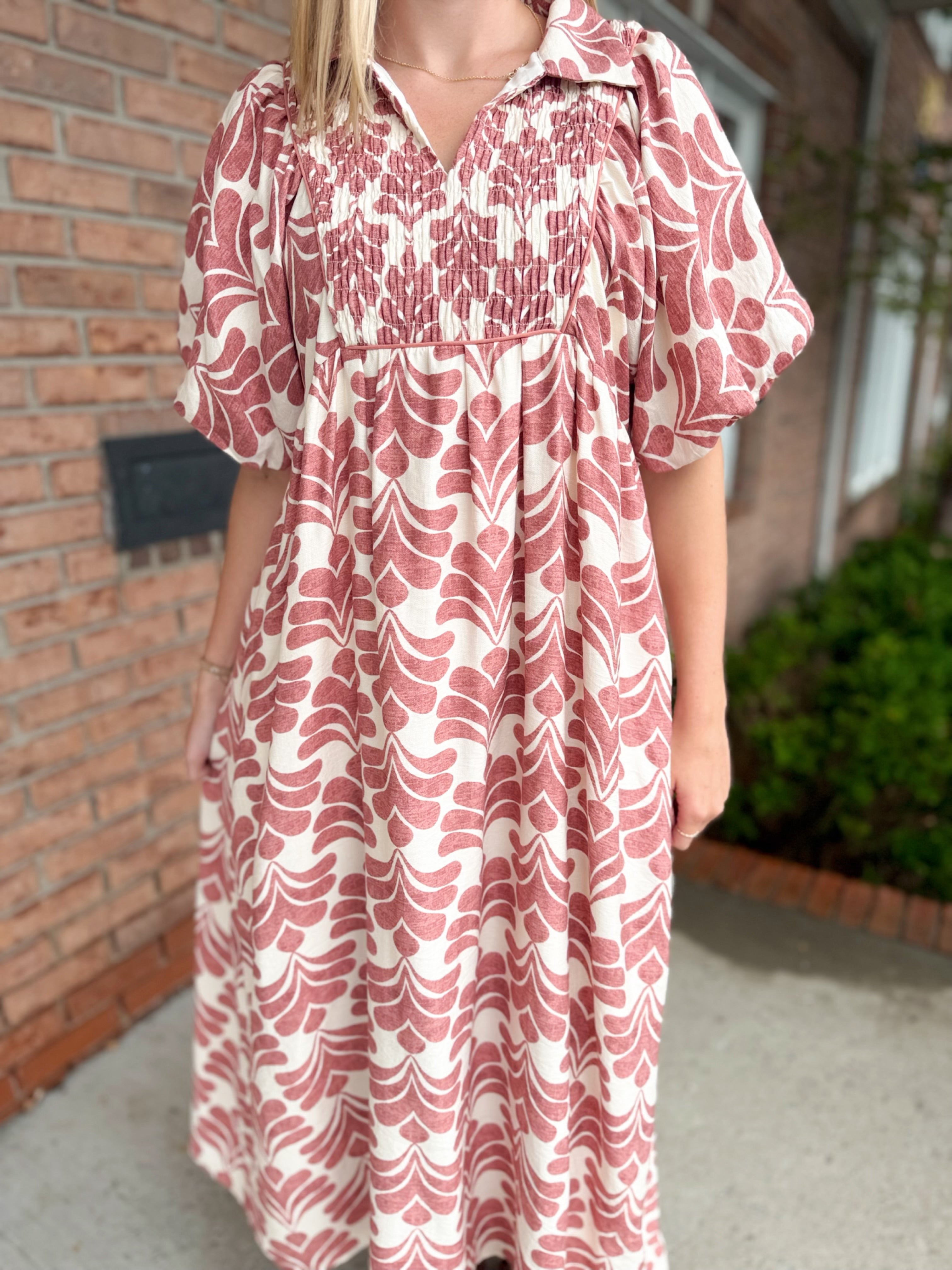 Mauve Moments Midi Dress-310 Dresses-Simply Stylish boutique-Simply Stylish Boutique | Women’s & Kid’s Fashion | Paducah, KY