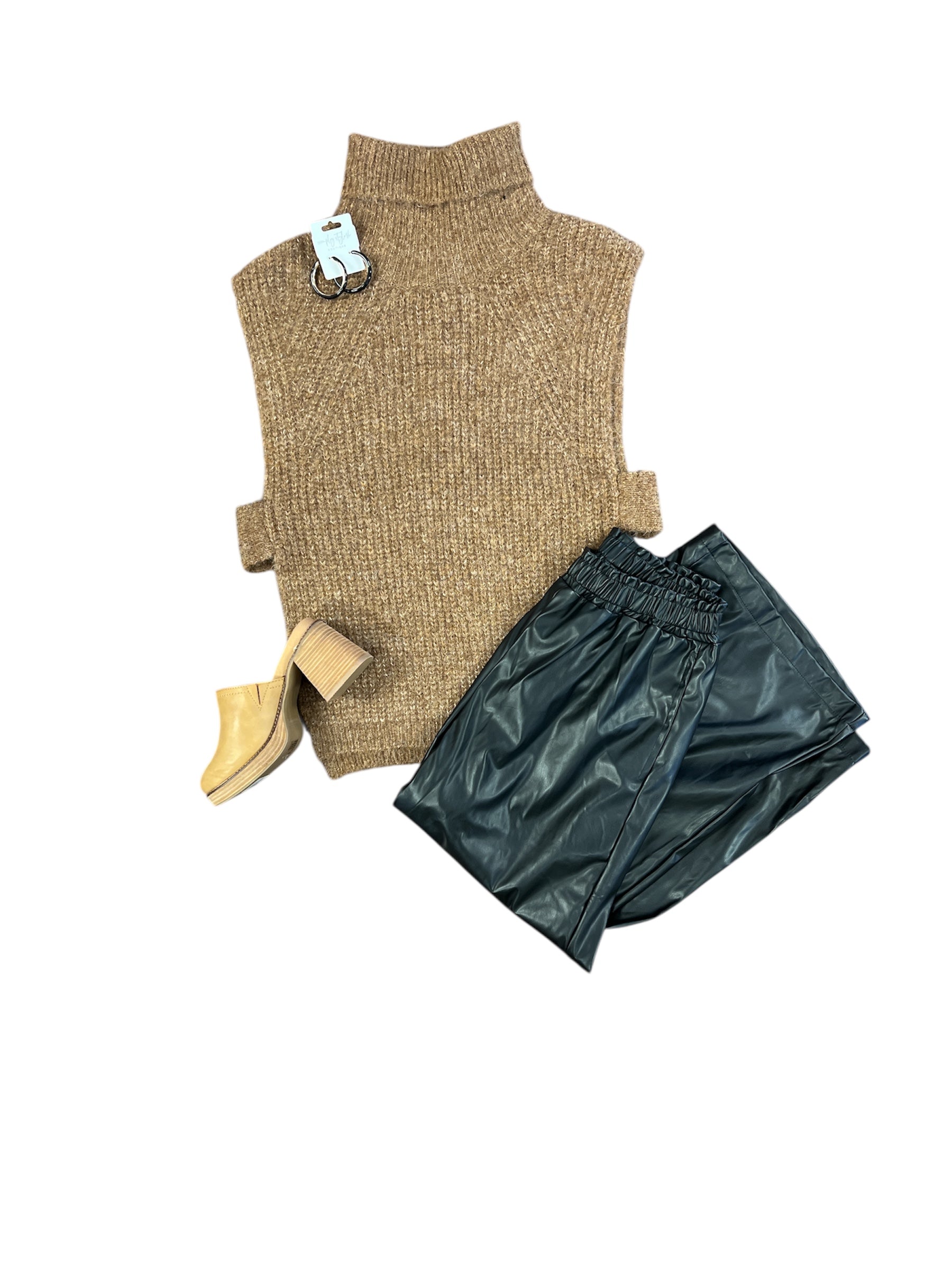 Jane Sleeveless Sweater-140 Sweaters, Cardigans & Sweatshirts-Simply Stylish Boutique-Simply Stylish Boutique | Women’s & Kid’s Fashion | Paducah, KY