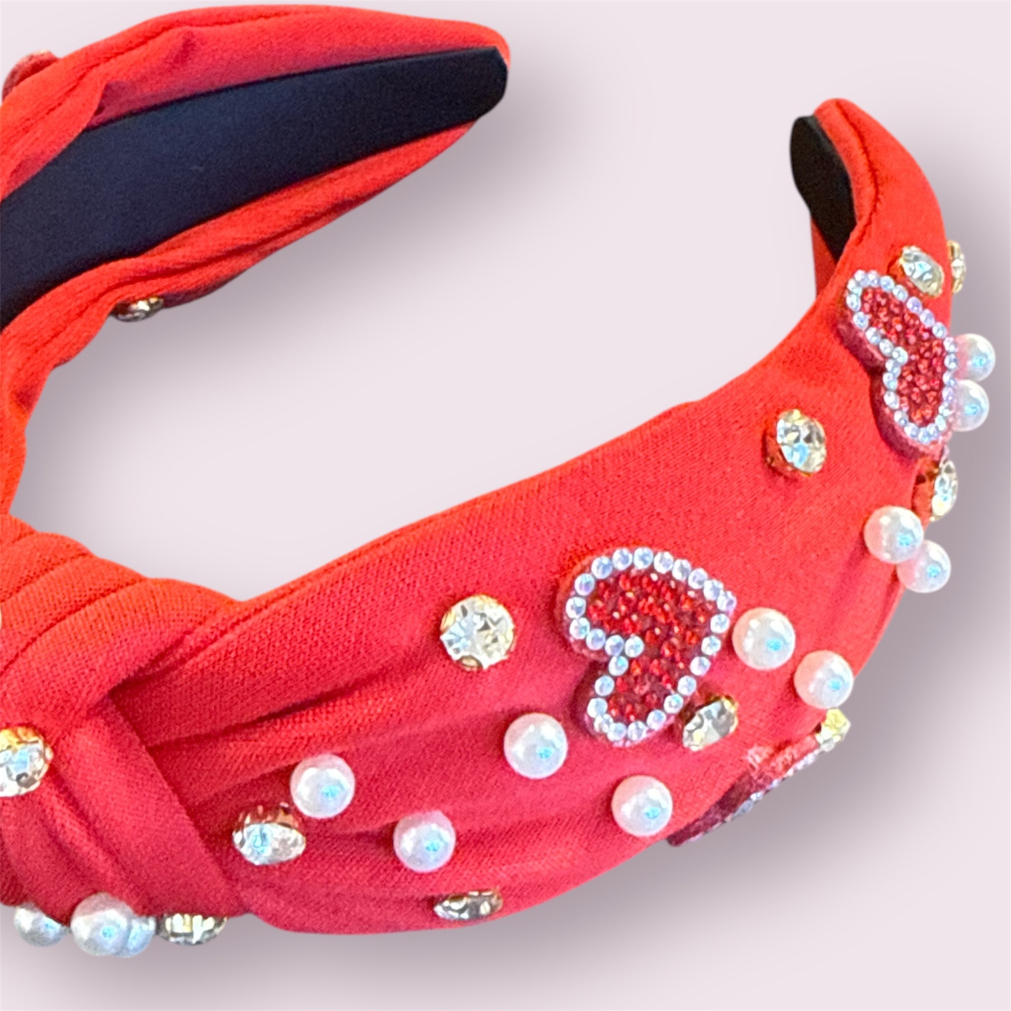 Scarlet Hearts Headband-430 Hats & Hair-Simply Stylish Boutique-Simply Stylish Boutique | Women’s & Kid’s Fashion | Paducah, KY