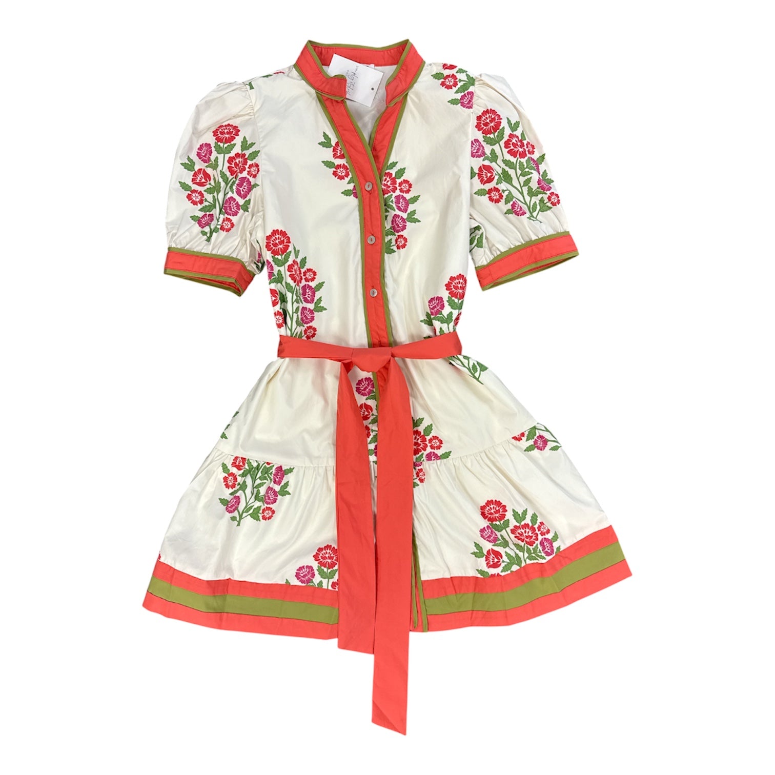 Coral Bloom Dress