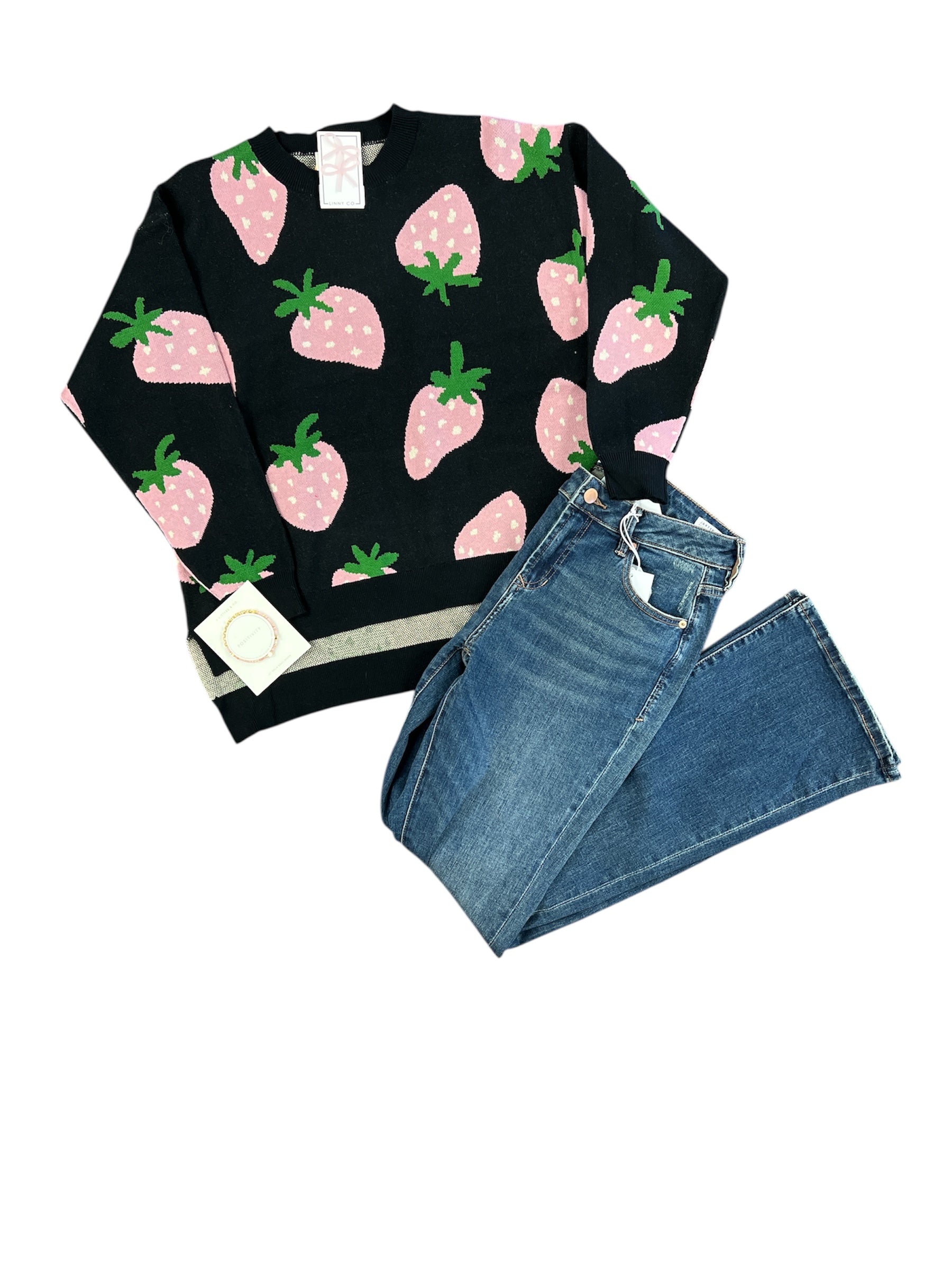 Sweetheart Sweater-140 Sweaters, Cardigans & Sweatshirts-Simply Stylish Boutique-Simply Stylish Boutique | Women’s & Kid’s Fashion | Paducah, KY