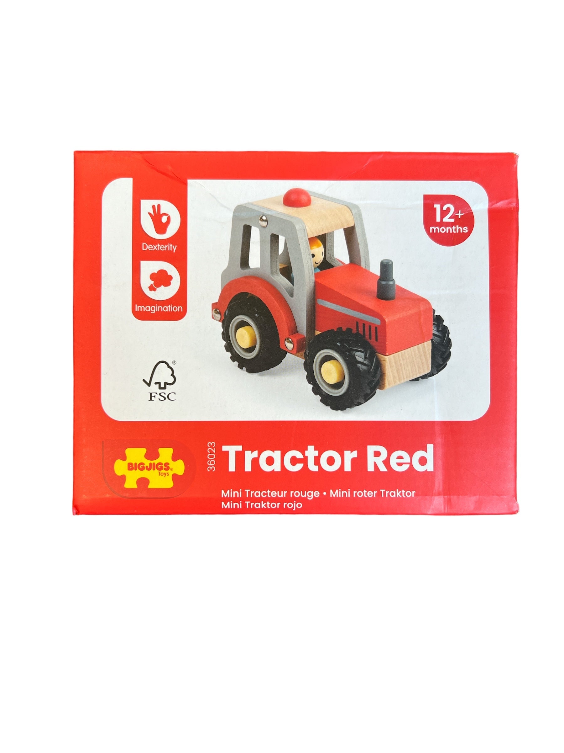 Mini Red Tractor-520 Baby & Kids Gifts-big jigs-Simply Stylish Boutique | Women’s & Kid’s Fashion | Paducah, KY