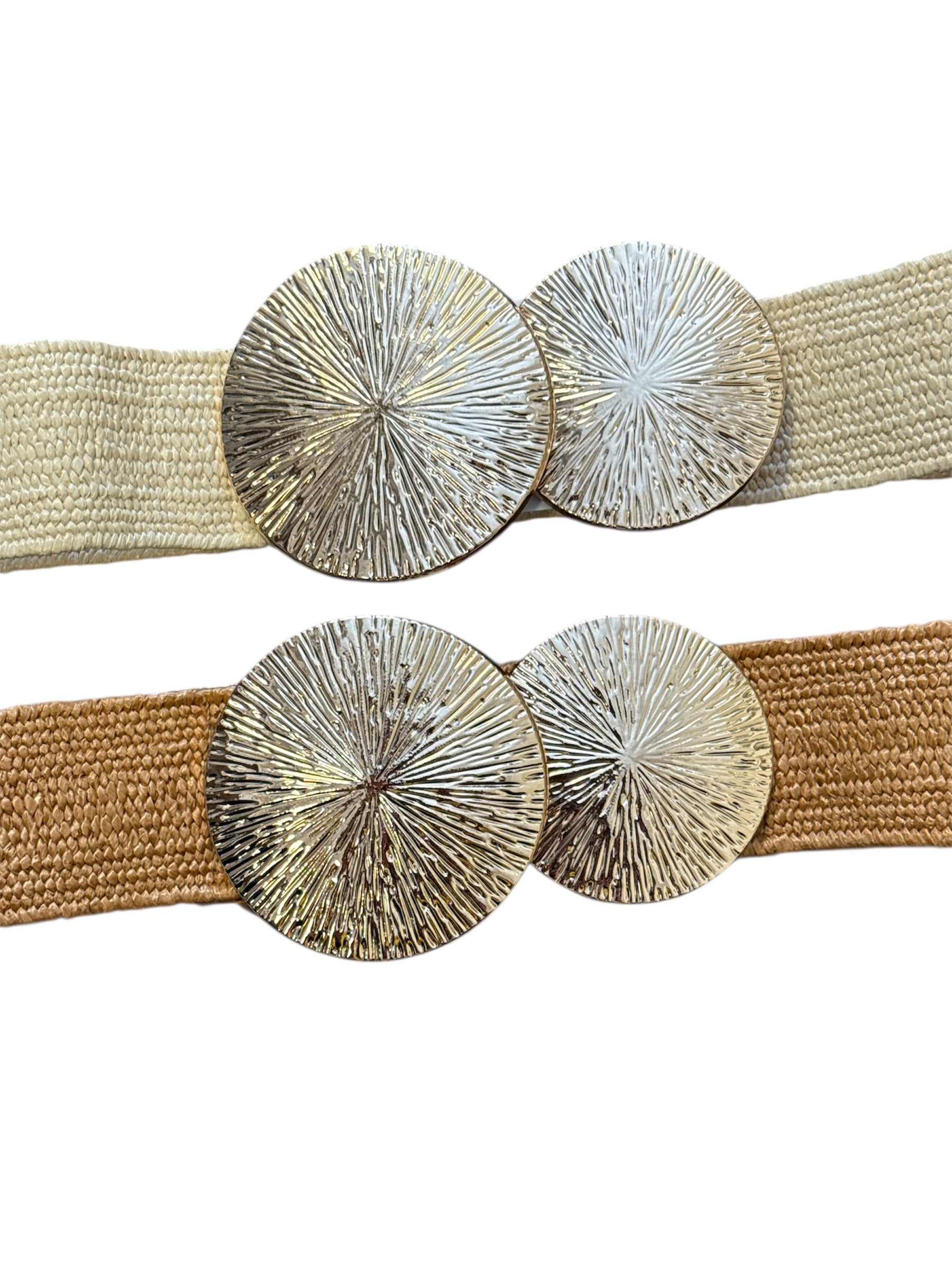 Double Disk Straw Belt-420 Bags & Totes-Simply Stylish Boutique-Simply Stylish Boutique | Women’s & Kid’s Fashion | Paducah, KY