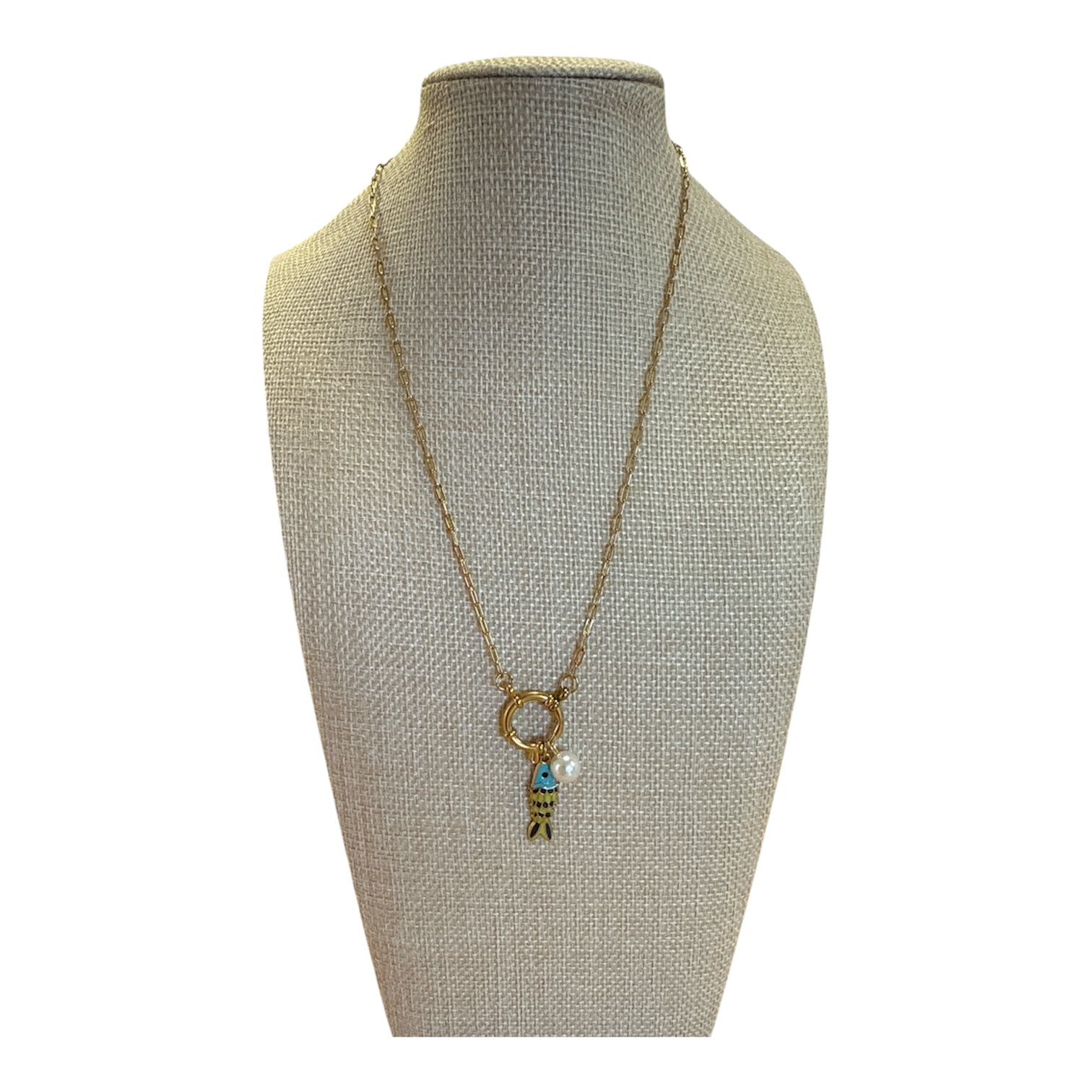 Harbor Charm Drop Necklace-410 Jewelry-Simply Stylish boutique-Simply Stylish Boutique | Women’s & Kid’s Fashion | Paducah, KY