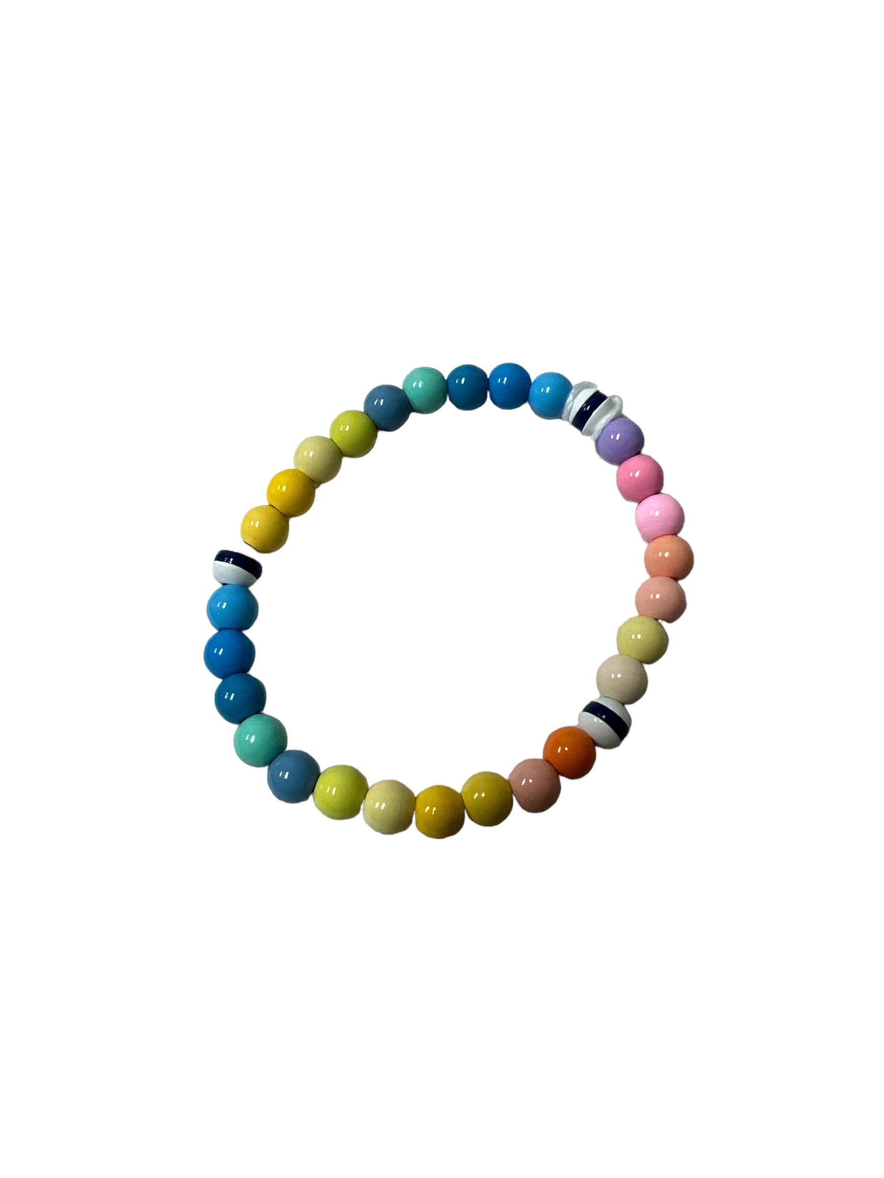 Candy Dots Pastel Colored Bracelet-410 Jewelry-Malibu Sugar-Simply Stylish Boutique | Women’s & Kid’s Fashion | Paducah, KY