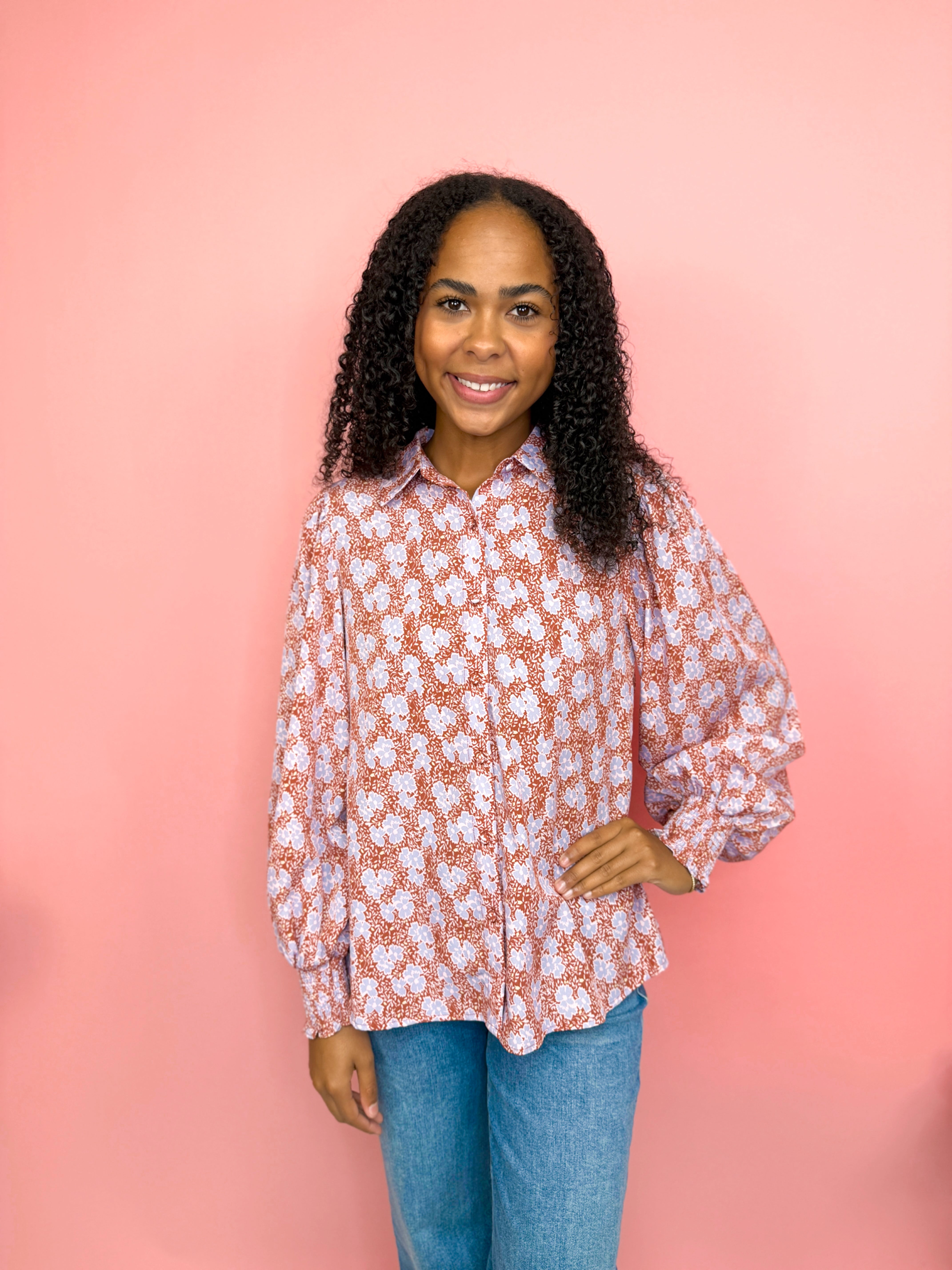 Rustwood Top-130 Dressy Tops & Blouses-Simply Stylish Boutique-Simply Stylish Boutique | Women’s & Kid’s Fashion | Paducah, KY