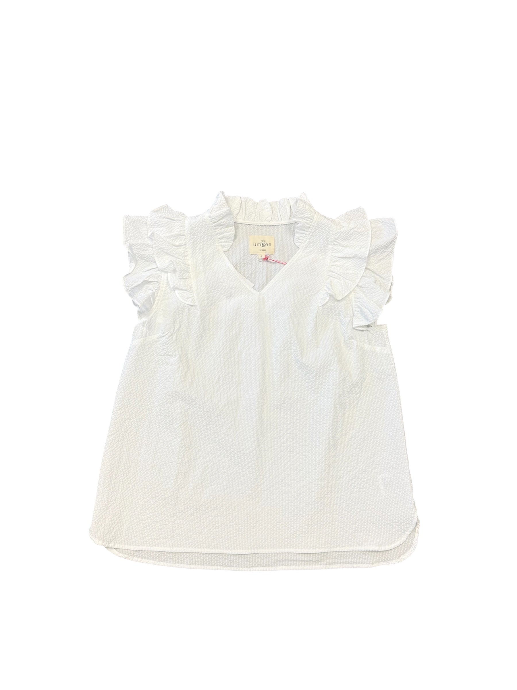 Sweet Texture Ruffle Top-130 Dressy Tops & Blouses-Simply Stylish Boutique-Simply Stylish Boutique | Women’s & Kid’s Fashion | Paducah, KY