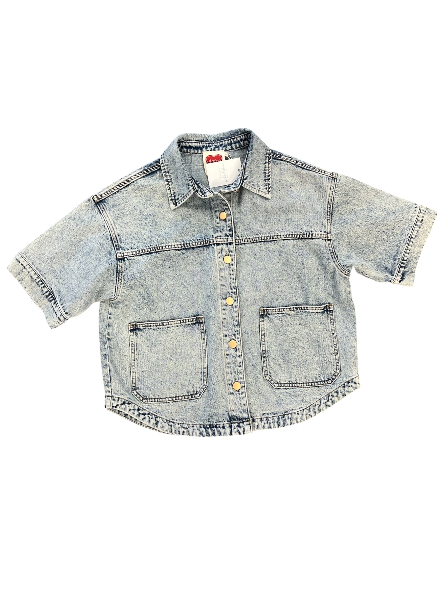 Vintage Vibes Denim Jacket-150 Jackets, Blazers, & Outerwear-Simply Stylish boutique-Simply Stylish Boutique | Women’s & Kid’s Fashion | Paducah, KY