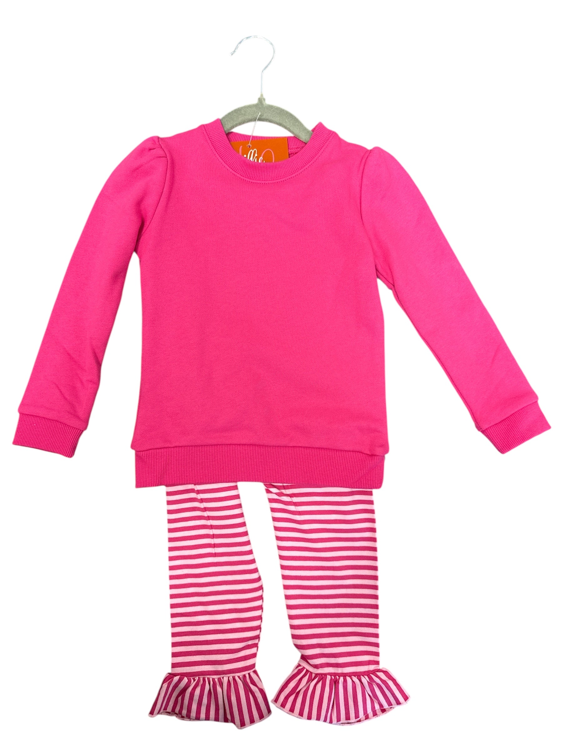 Adalynn Ruffle Pant Set-520 Baby & Kids Gifts-Simply Stylish boutique-Simply Stylish Boutique | Women’s & Kid’s Fashion | Paducah, KY